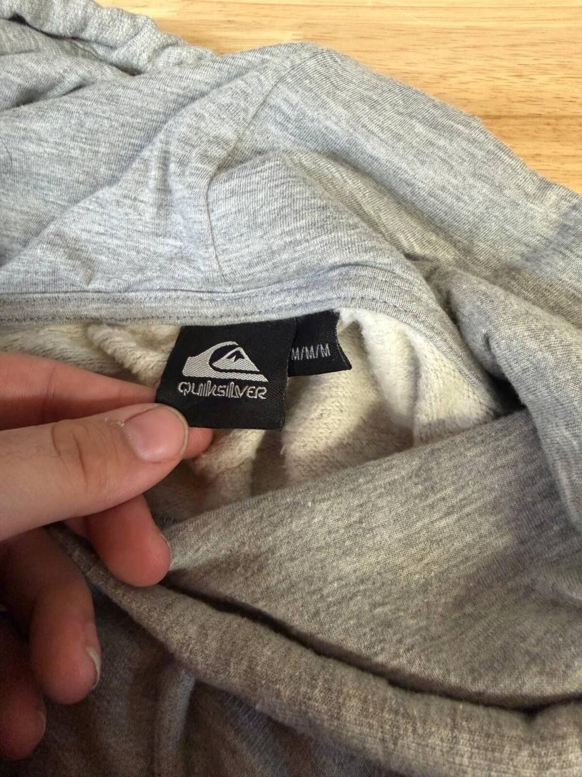 Quiksilver Y2K Quiksilver Gray Surf Hoodie Pullover Medium 2000s Size US M / EU 48-50 / 2 - 4 Thumbnail
