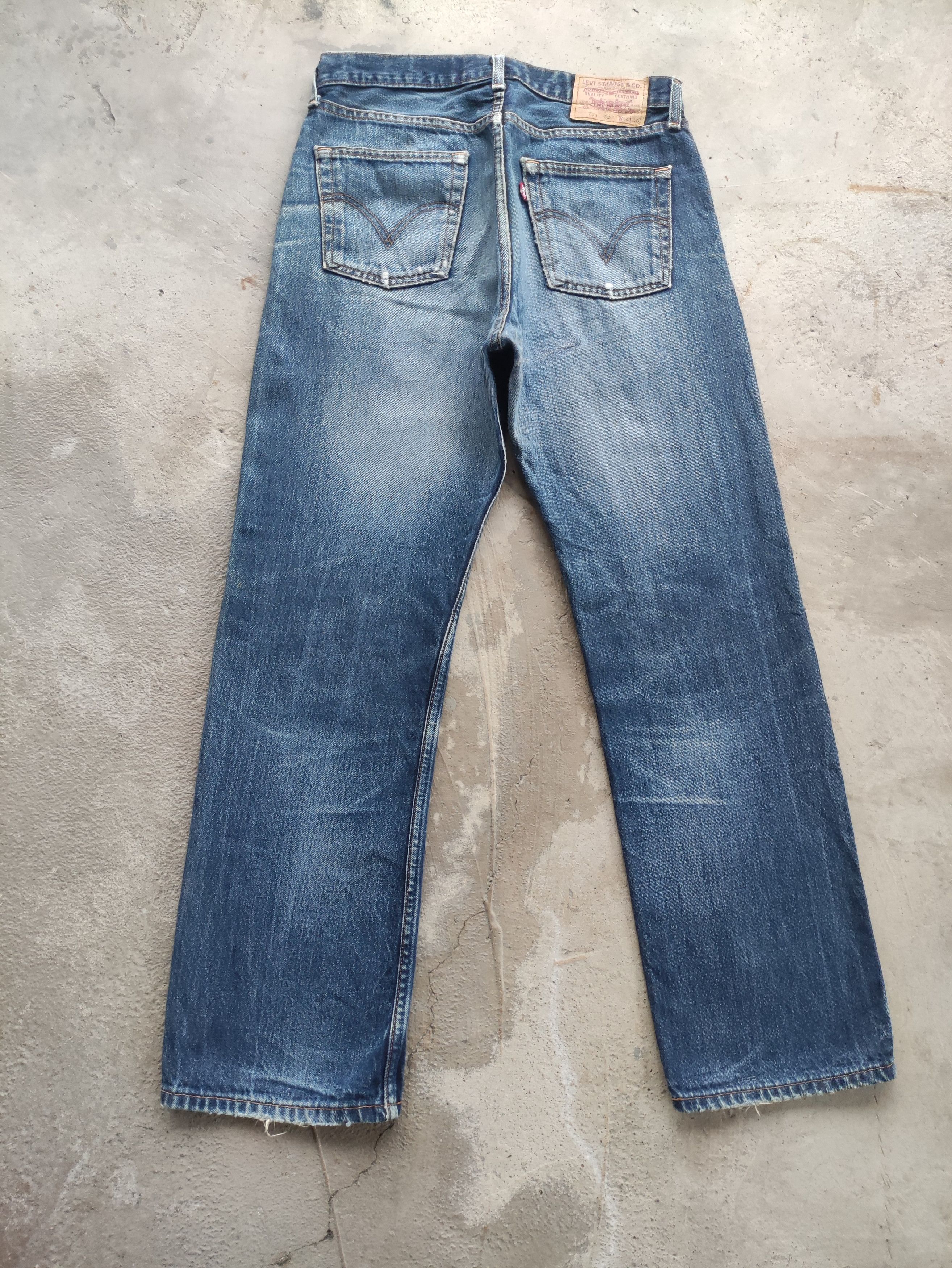 Levi's Vintage Levis Japan Jean Distressed Faded Denim Size US 33 - 8 Thumbnail