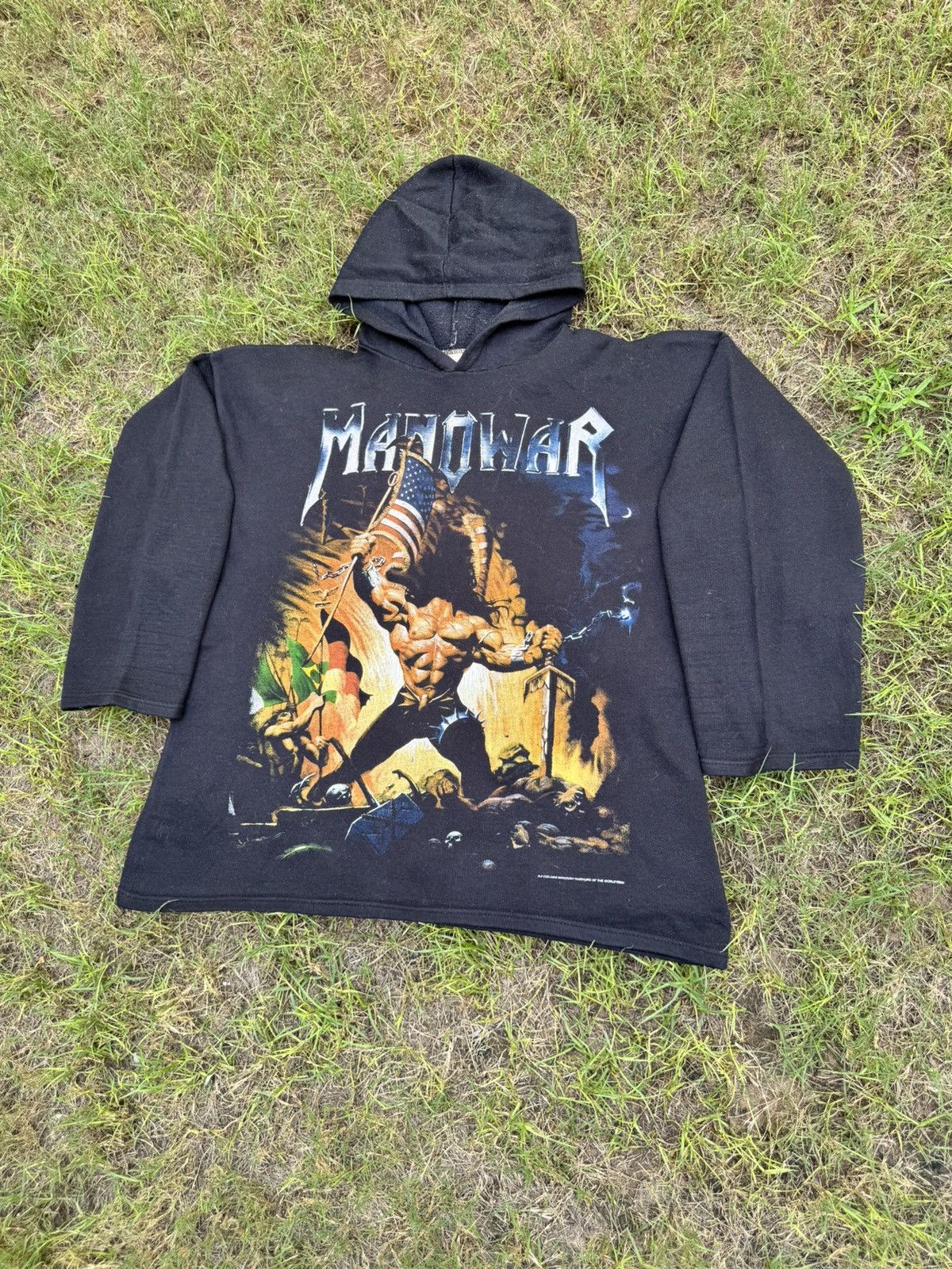 Vintage Vintage manowar warriors of the world 2002 Size US L / EU 52-54 / 3 - 2 Thumbnail