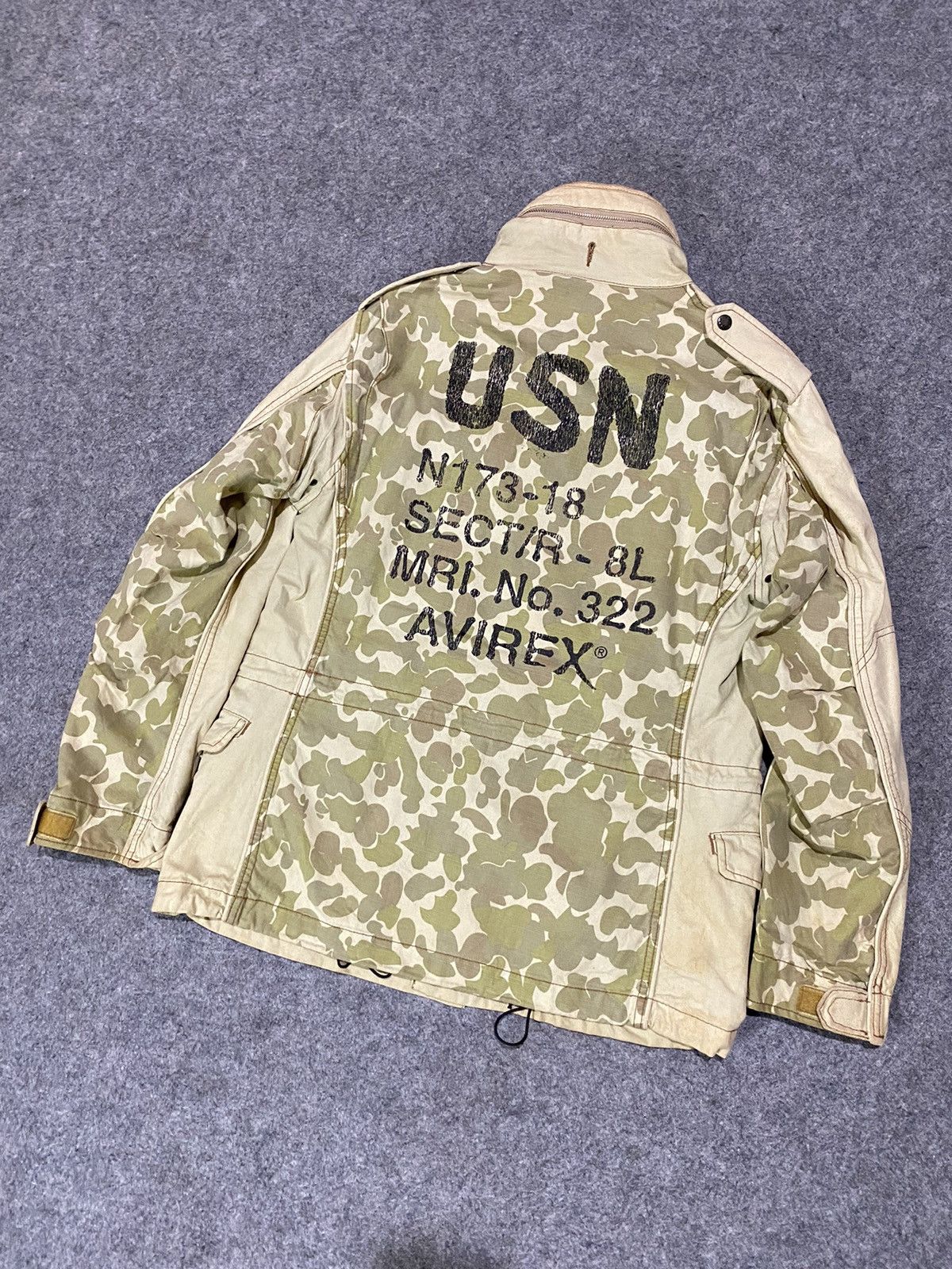 Avirex Rare Vintage Avirex USN Camo Jacket Size US M / EU 48-50 / 2 - 2 Thumbnail
