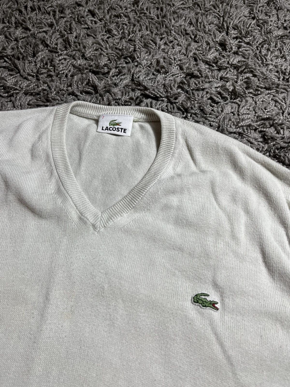 Lacoste × Vintage LACOSTE VINTAGE 00s COTTON VEST Size US L / EU 52-54 / 3 - 2 Thumbnail