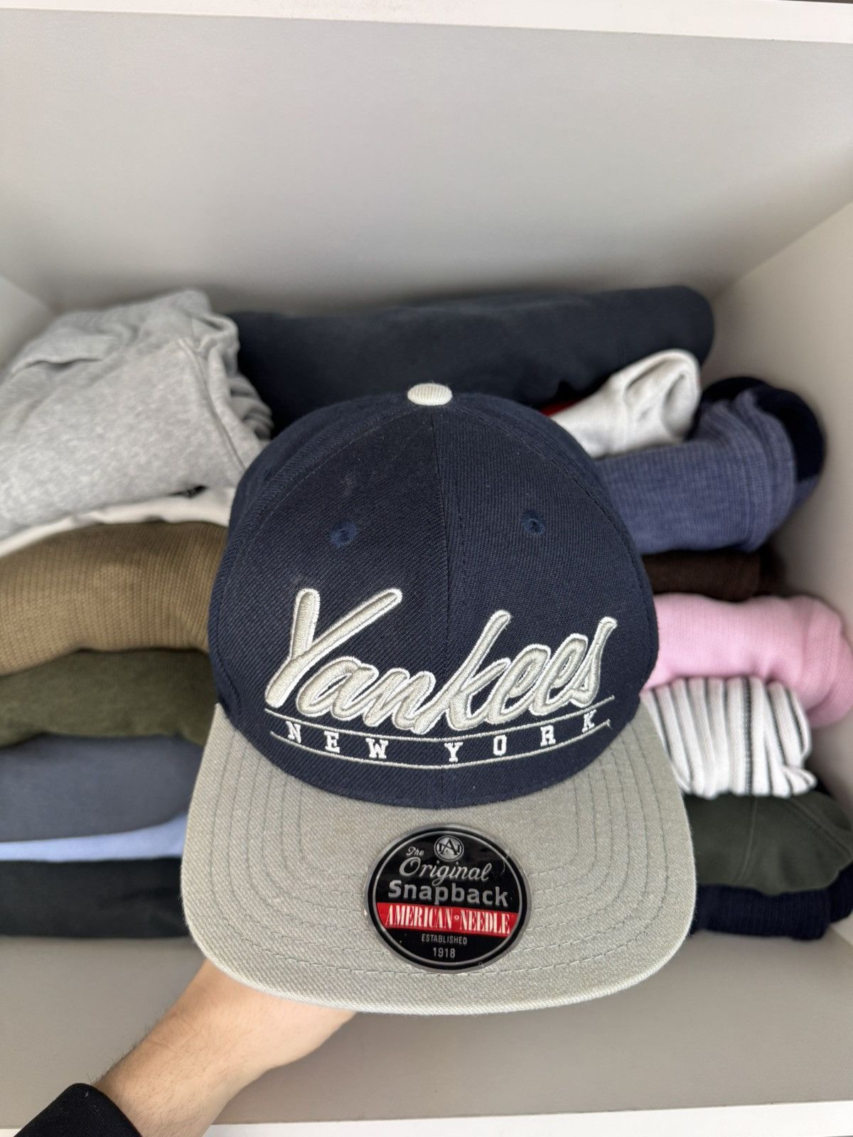 American Needle American Needle New York Yankees Snapback Cap Hat Size ONE SIZE - 2 Thumbnail