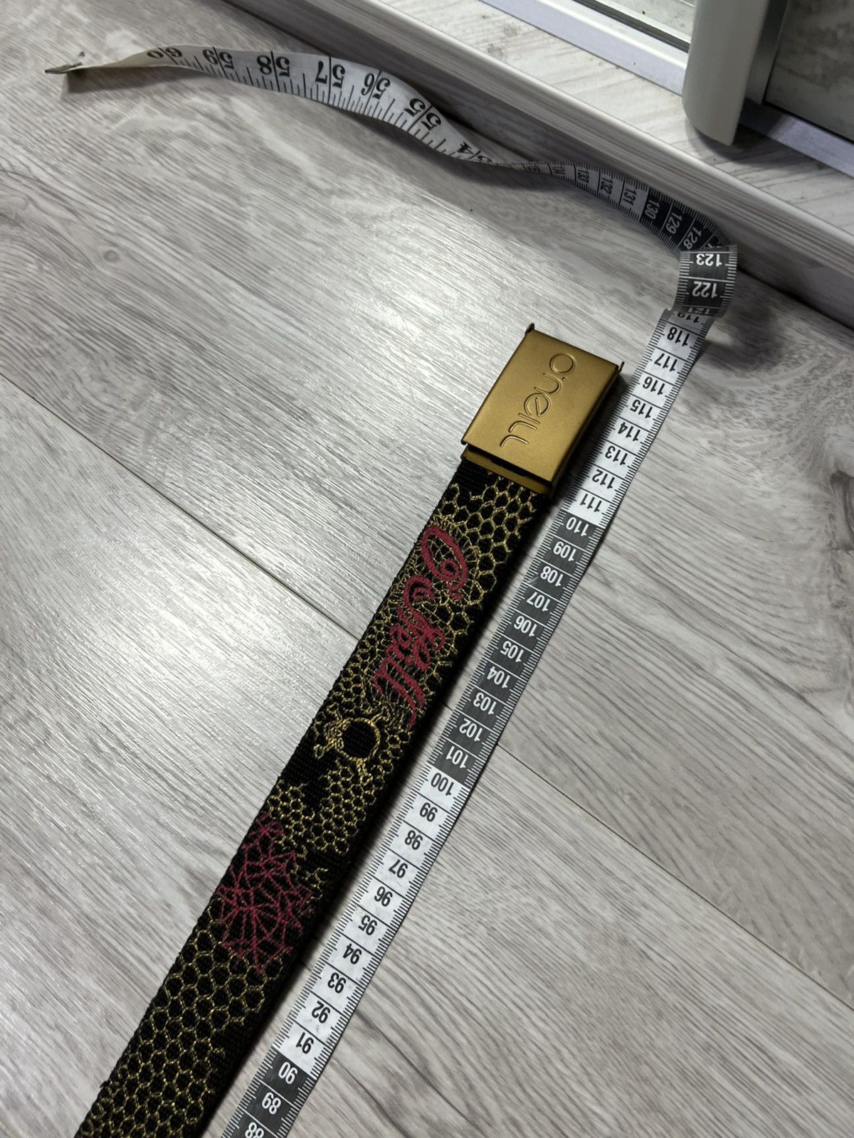 O'Neill × Vintage Vintage 90s Oneill All Over Printed Belt Size ONE SIZE - 11 Thumbnail