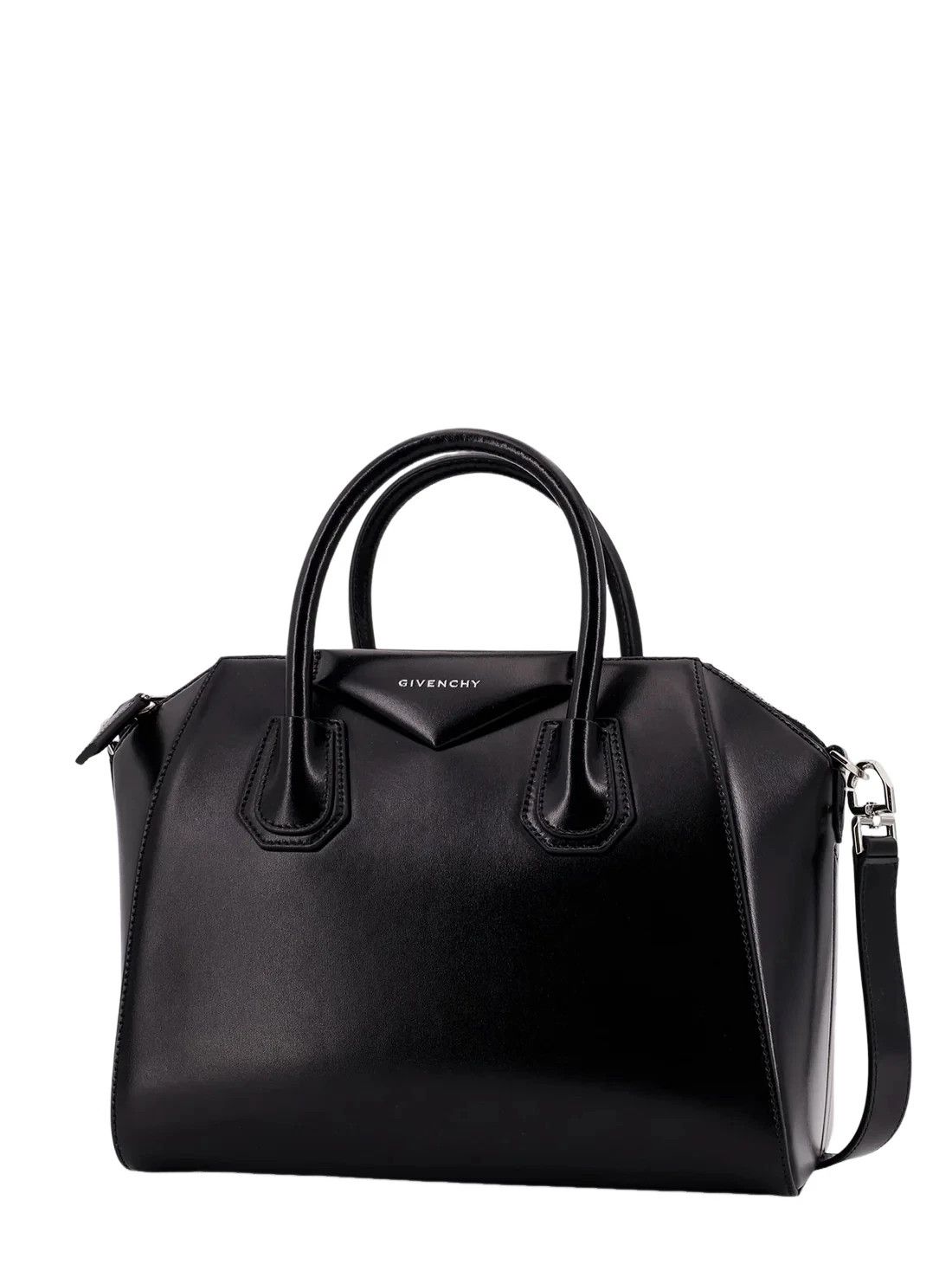 Givenchy GIVENCHY Antigona S Black Leather Top Handle Size ONE SIZE - 3 Thumbnail