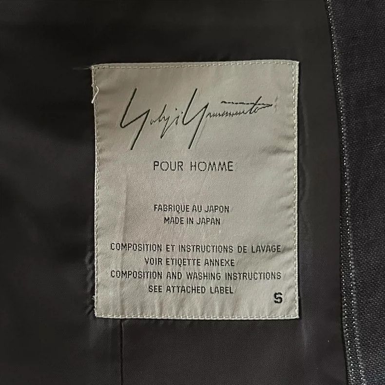 Yohji Yamamoto Yohji Yamamoto Yohji Yamamoto Striped Linen Suit Jacket Size US S / EU 44-46 / 1 - 5 Thumbnail