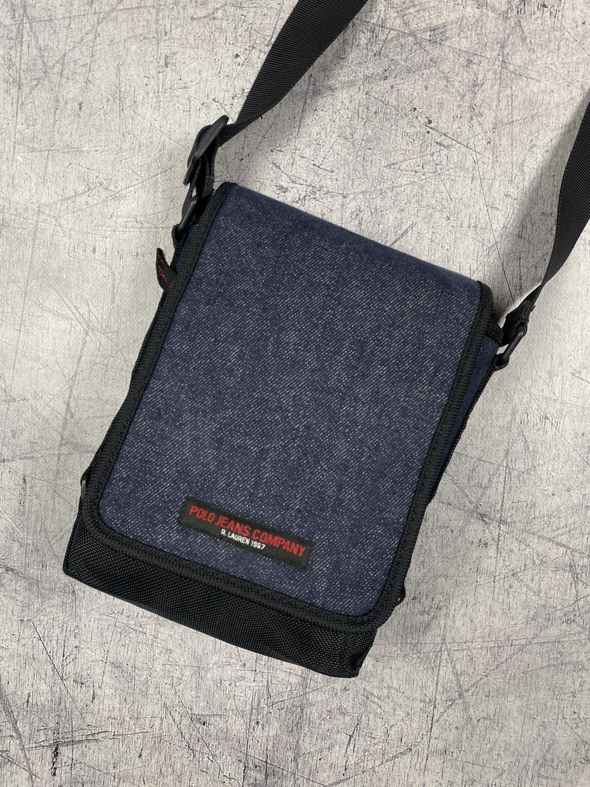 Lauren Ralph Lauren × Polo Ralph Lauren × Vintage Vintage Polo Ralph Lauren Jeans Co. Messenger Bag y2k Size ONE SIZE - 3 Thumbnail
