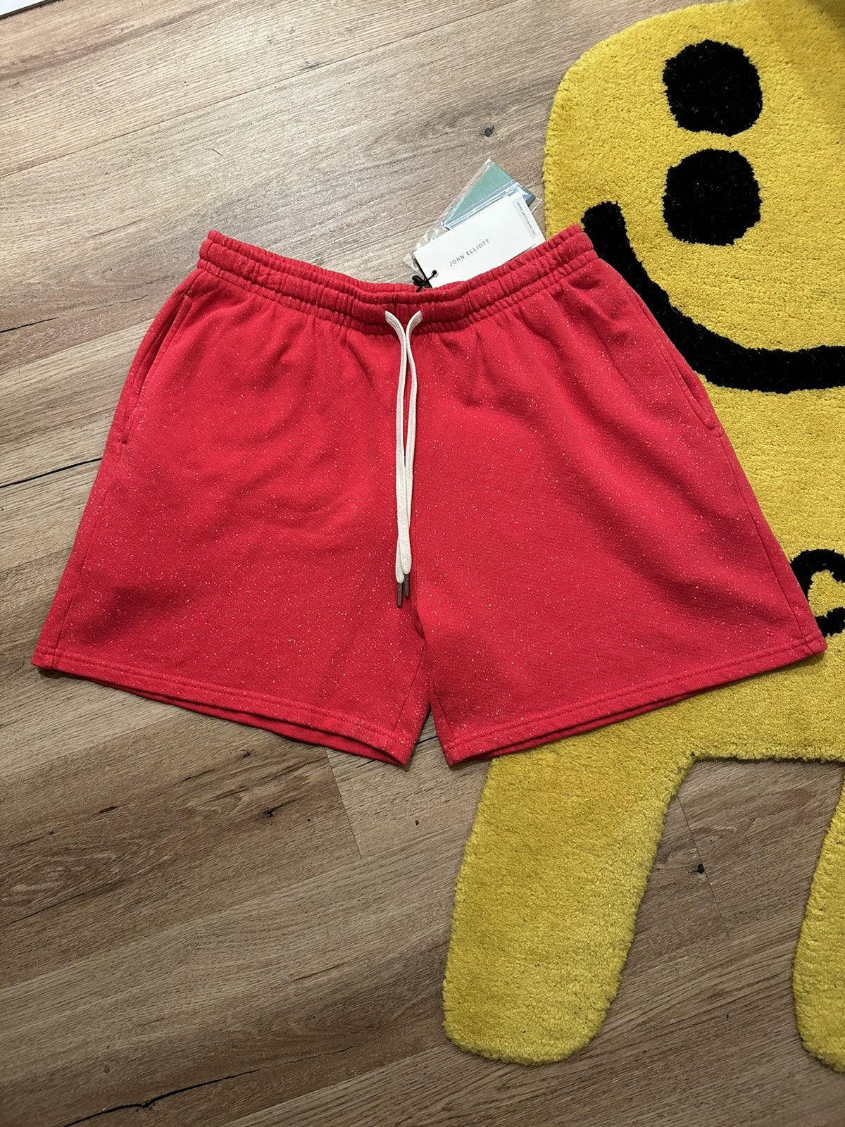 image of John Elliott Salt Wash Court Shorts in Cardinal, Men's (Size 32)