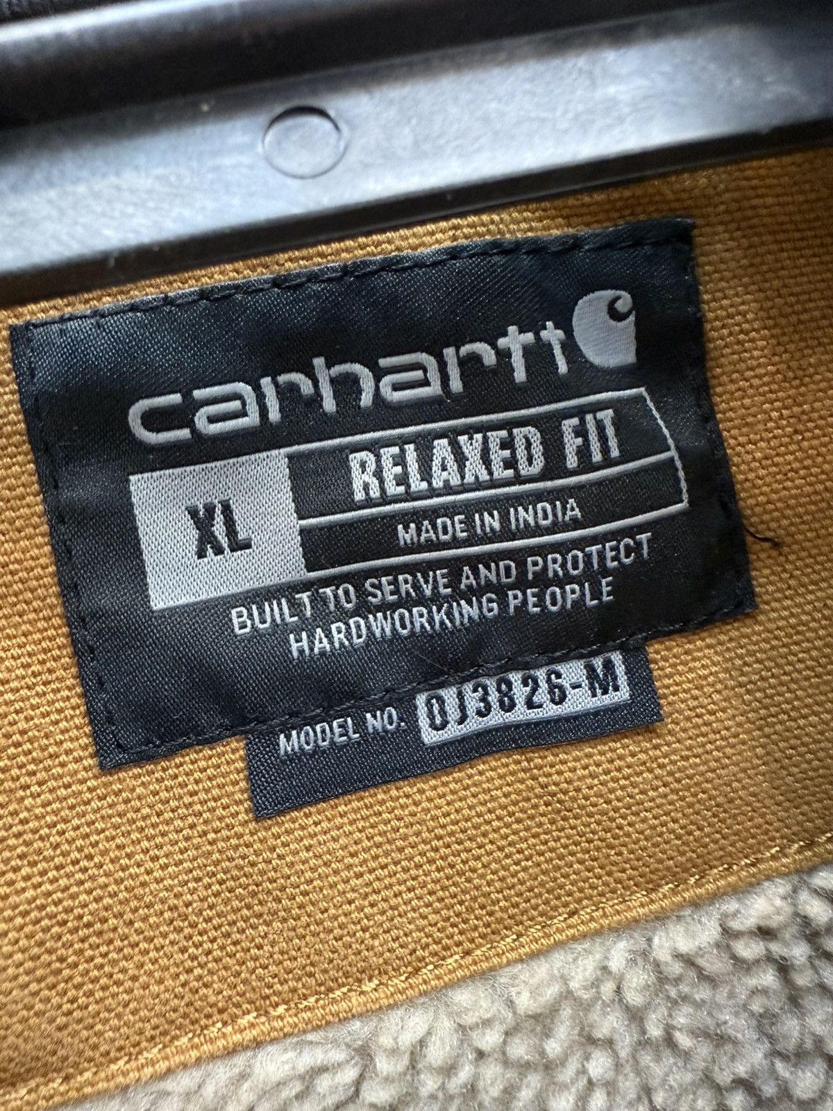 Carhartt Carhartt Relaxed Fit Washed Duck Sherpa-Lined Utility Jacket Size US XL / EU 56 / 4 - 3 Thumbnail