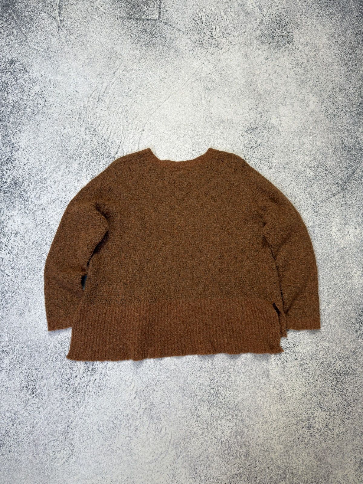 OSKA OSKA Premium Virgin Wool Knit Rich Brown Sweater Size M / US 6-8 / IT 42-44 - 10 Thumbnail
