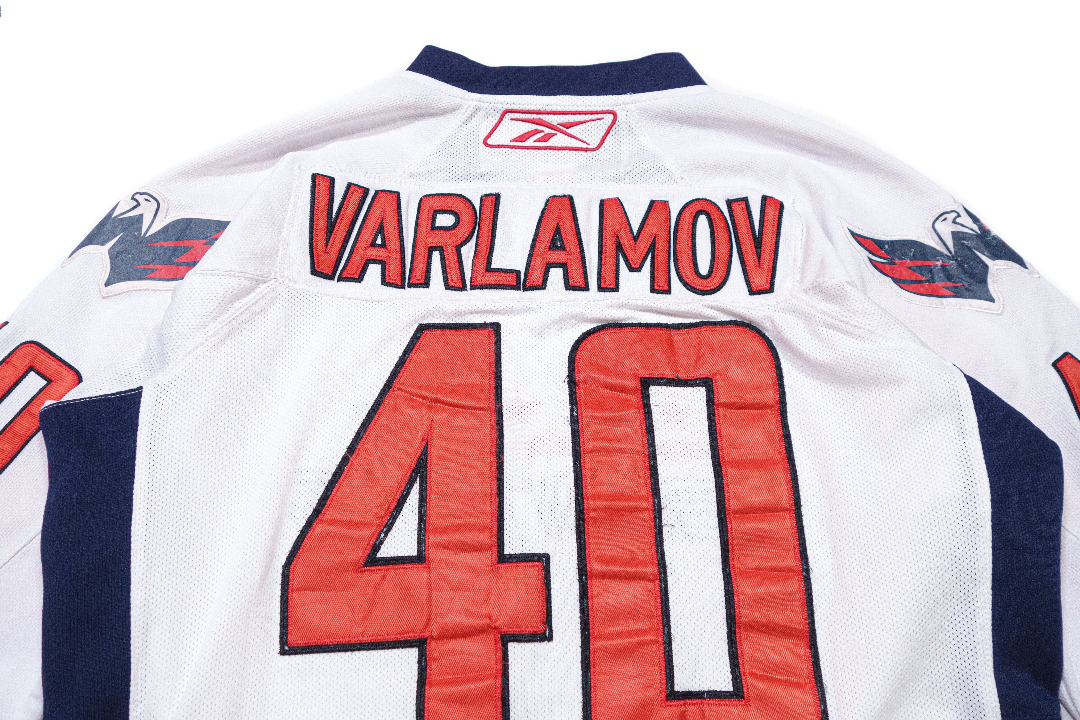NHL 00S Washington Capitals 40 Varlamov Jersey Size US M / EU 48-50 / 2 - 4 Thumbnail