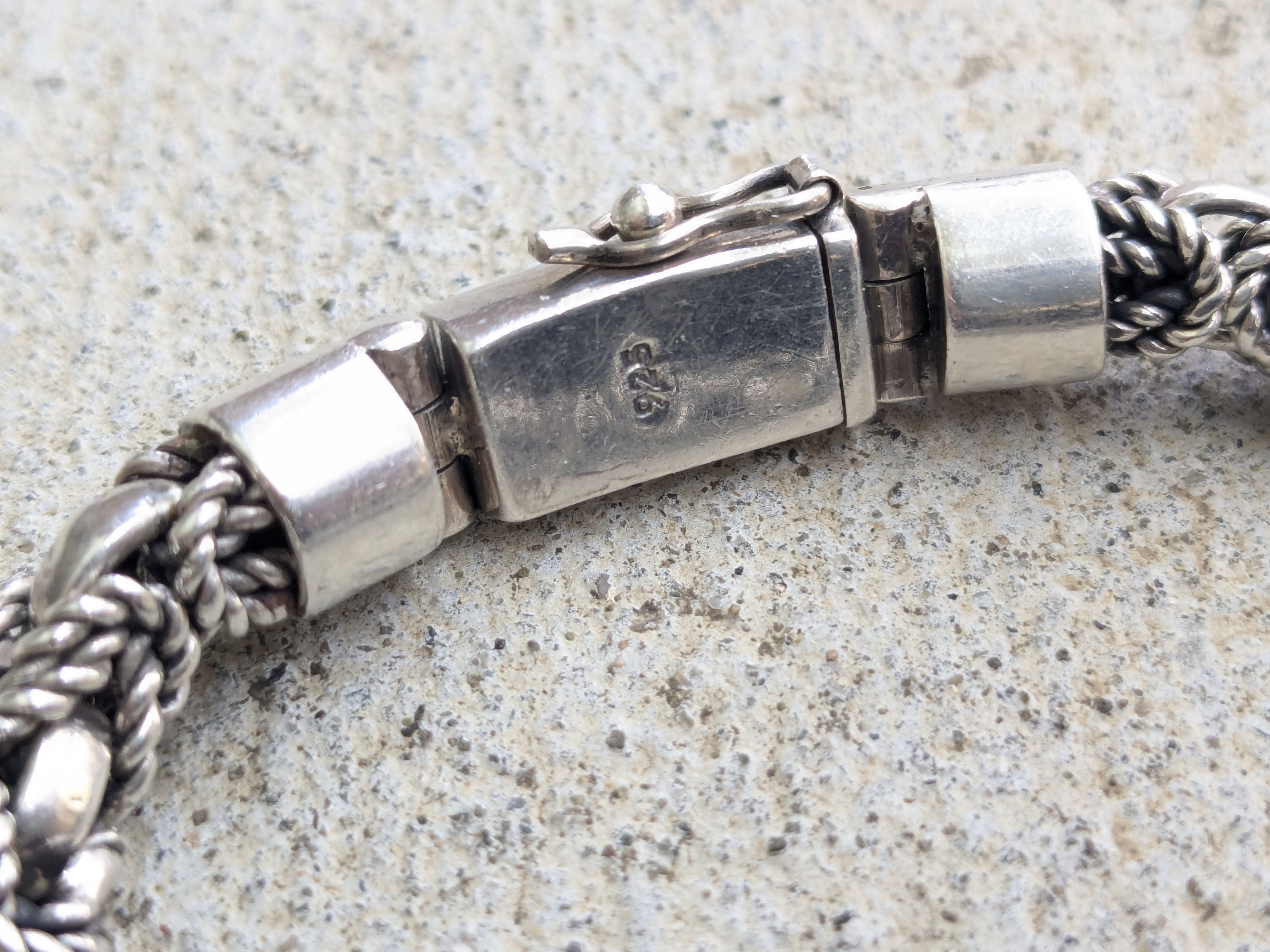 Jewelry Vintage Sterling Silver Bracelet Byzantine 8.25" Biker Punk Size ONE SIZE - 12 Thumbnail