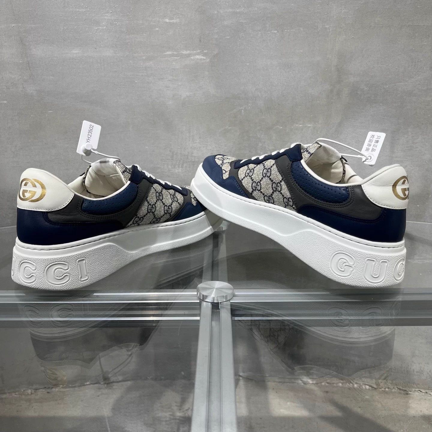Gucci Gucci Chunky B GG white and blue 44 shoes Size US 11 / EU 44 - 5 Thumbnail