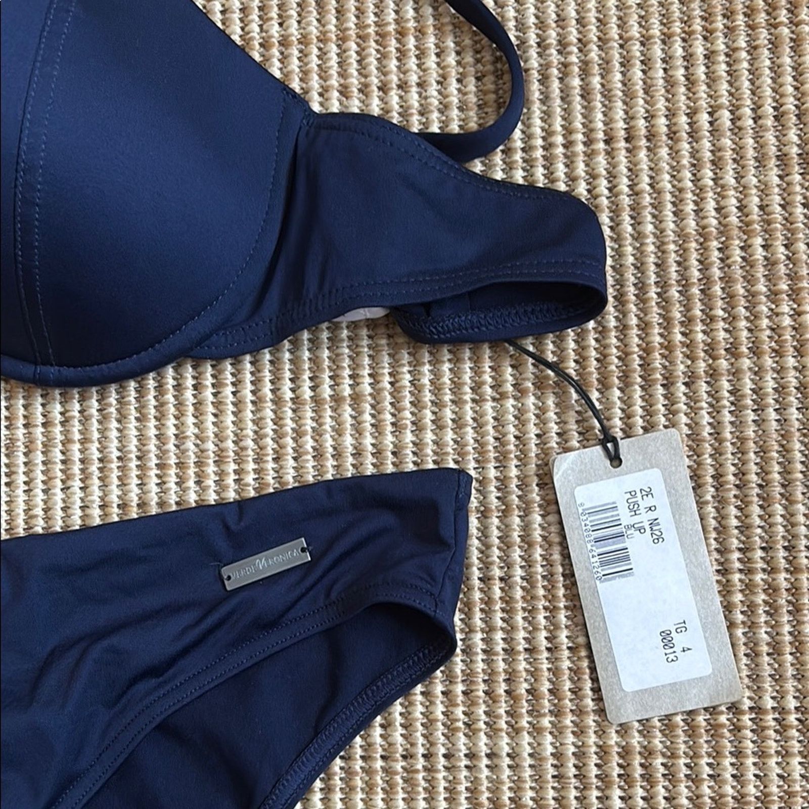 Other NWT verde veronica Blue Bikini Set Underwire Support Siz 4/5 Size ONE SIZE - 2 Thumbnail