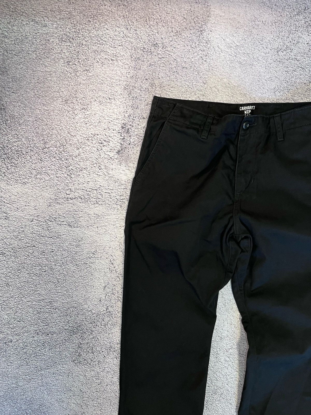 Carhartt Wip Carhartt WIP Clute Pants Black Workwear Chino Streetwear Size US 32 / EU 48 - 5 Thumbnail