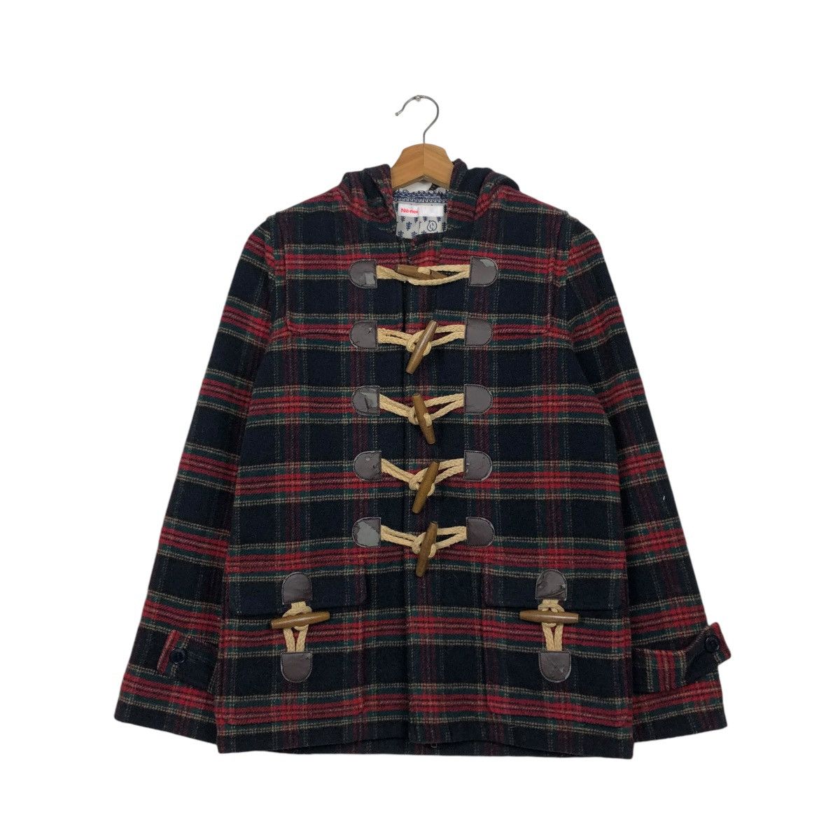 Issey Miyake VINTAGE WOOL BIKER JACKET NE-NET ISSEY MIYAKE TARTAN DESIGN Size US M / EU 48-50 / 2 - 14 Thumbnail