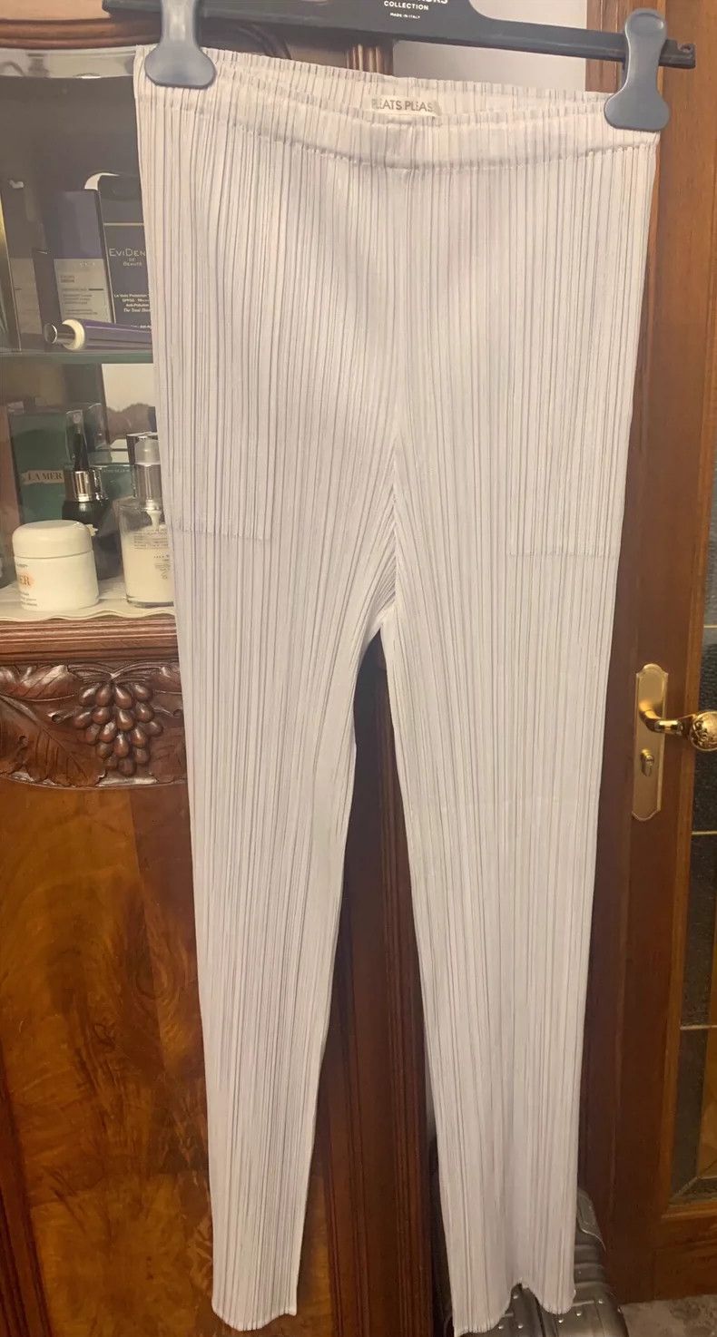 Issey Miyake issey miyake size:1 White straight-leg trousers 2506-Nexta Size 42" / US 20 - 3 Thumbnail