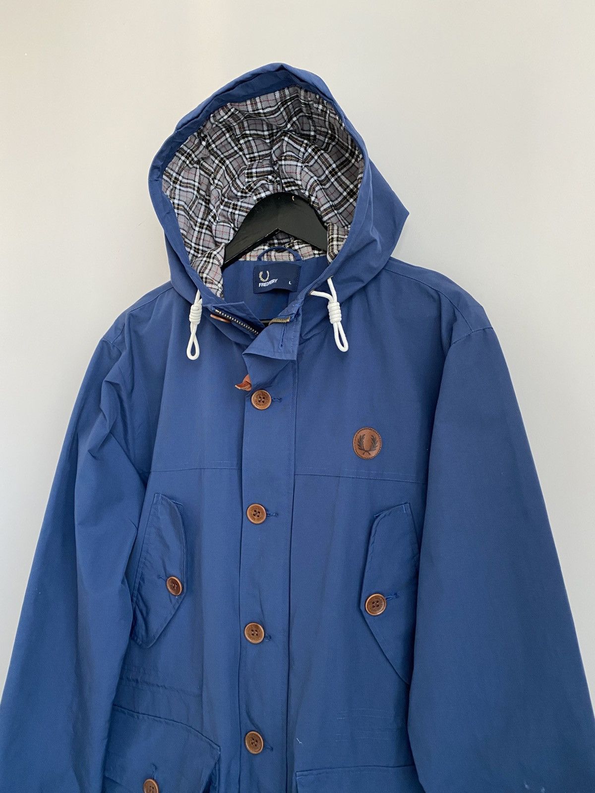 Fred Perry Fred Perry Mountain Parka Jacket Mens L Blue Size US L / EU 52-54 / 3 - 2 Thumbnail