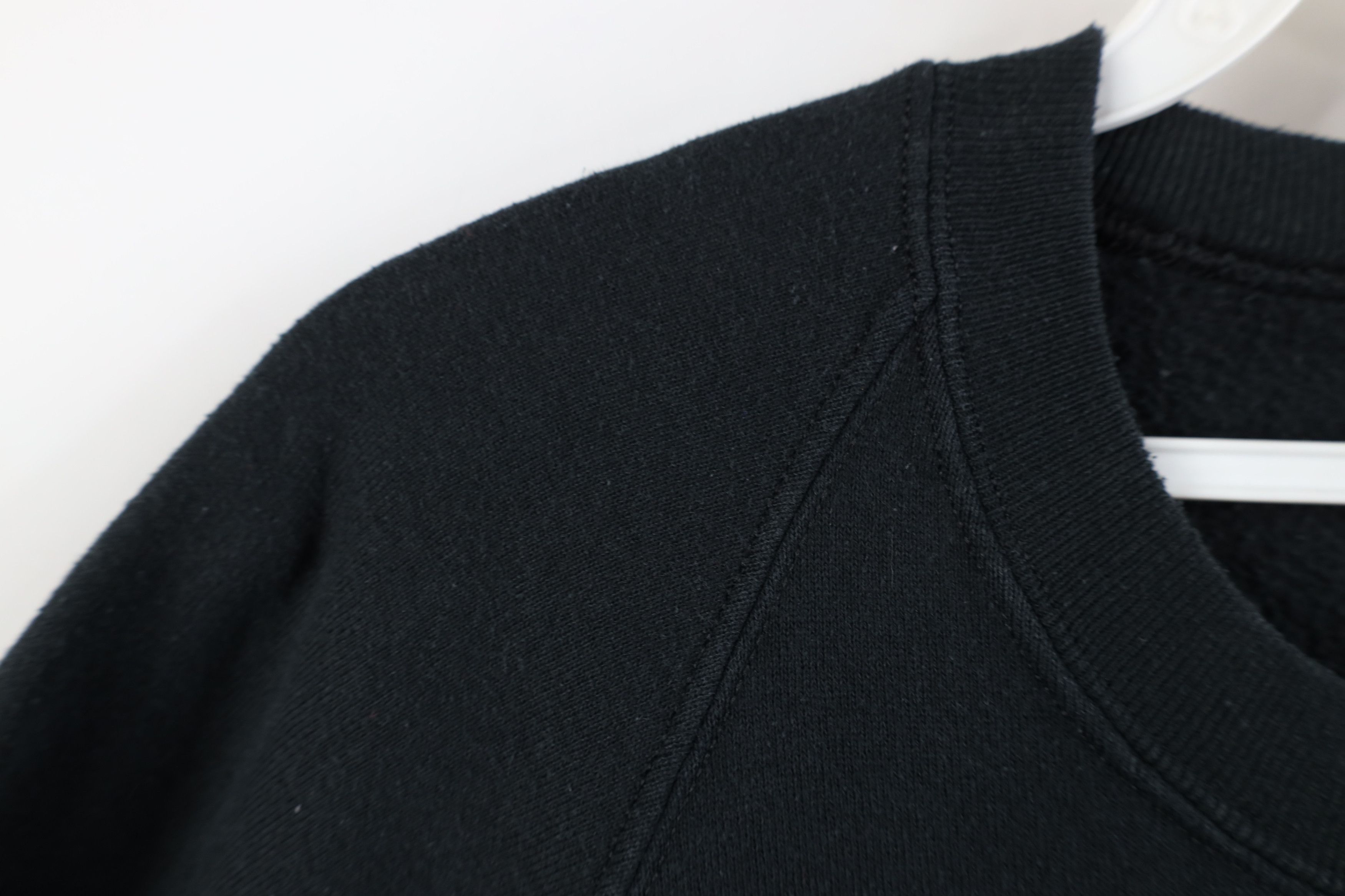 Vintage Vintage 90s Streetwear Blank Crewneck Sweatshirt Black USA Size US XXL / EU 58 / 5 - 5 Thumbnail