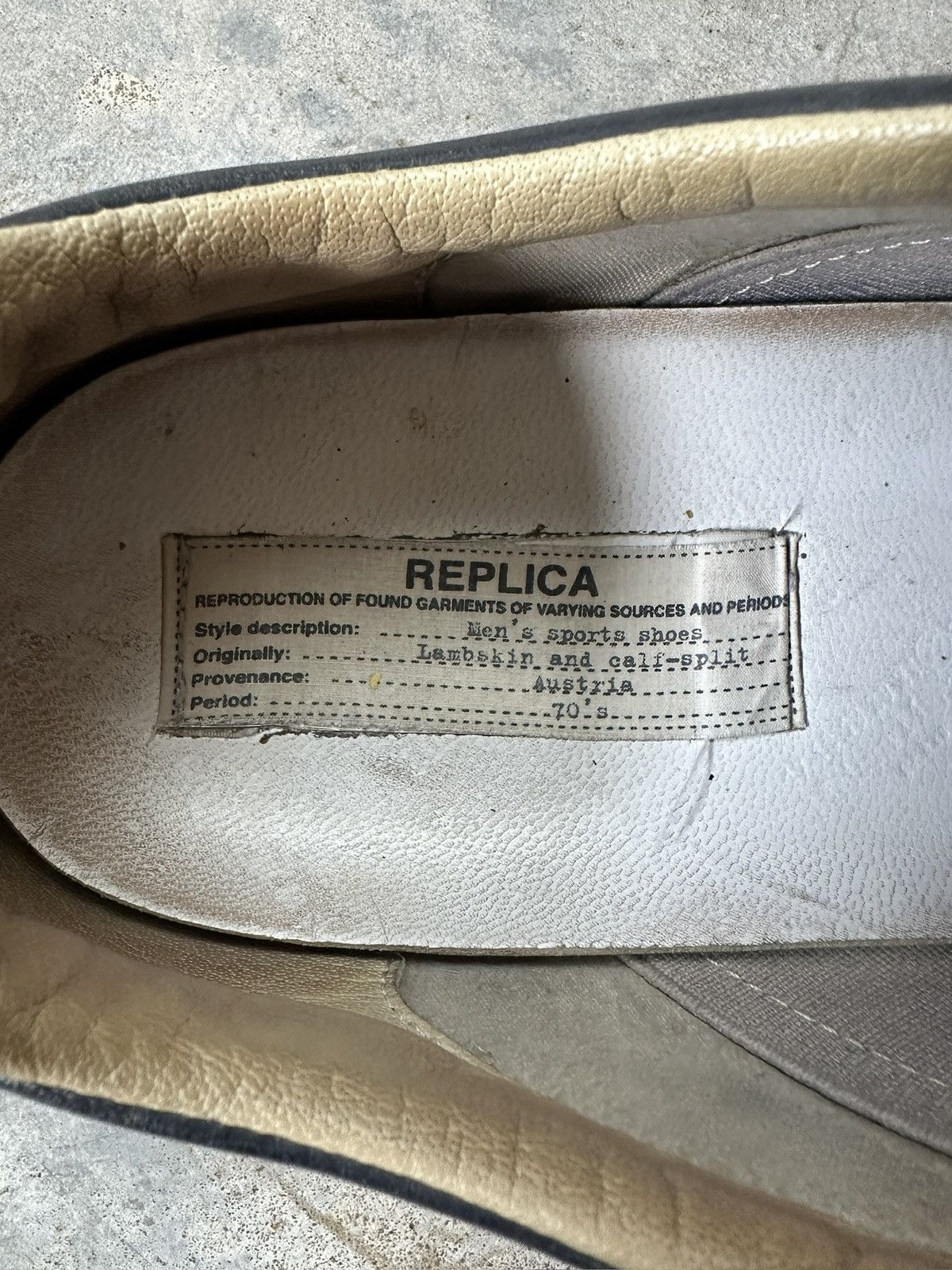 Maison Margiela Maison Margiela Replica SS16 'Navy/Gold' GATs Size US 8 / EU 41 - 11 Thumbnail
