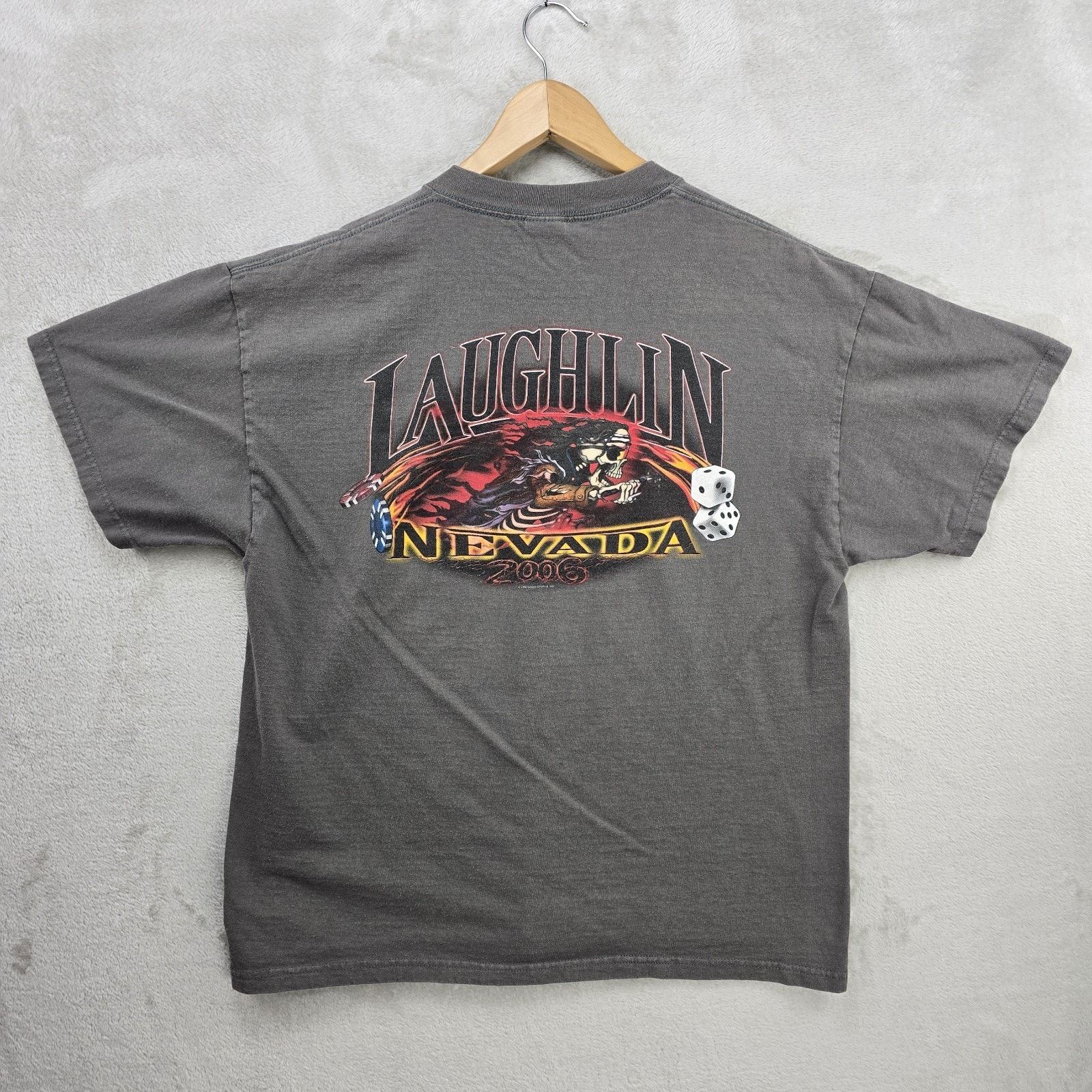 Delta Vintage Laughlin River Run Shirt Large Harley Davidson 2006 Size US L / EU 52-54 / 3 - 5 Thumbnail
