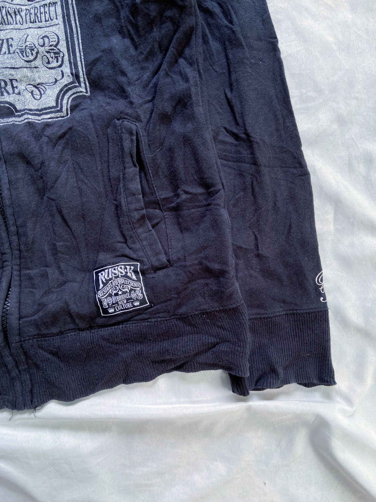Japanese Brand RUSSK HYBRIDIZE NEW CULTURE ZIP HOODIE Size US S / EU 44-46 / 1 - 5 Thumbnail
