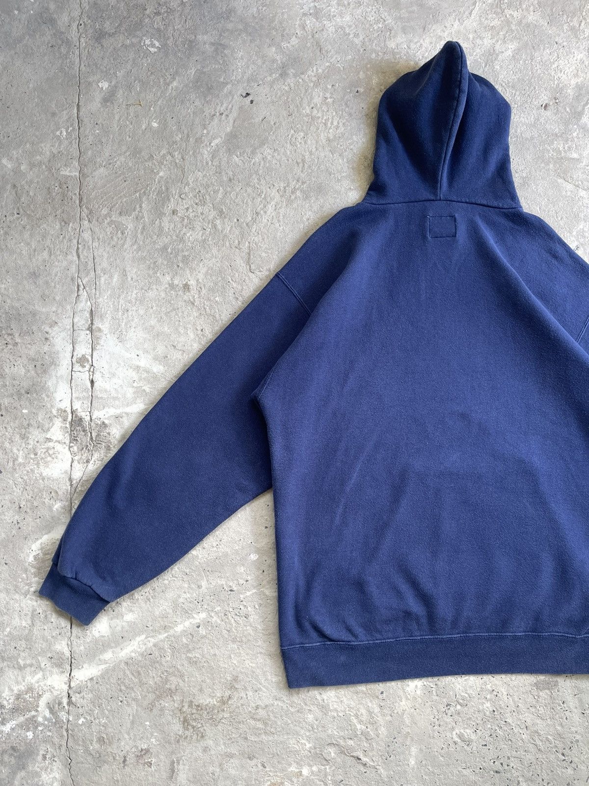 Nike 90's Vintage Nike Washed Hoodie Embroidered Logo White Tag Size US L / EU 52-54 / 3 - 10 Thumbnail