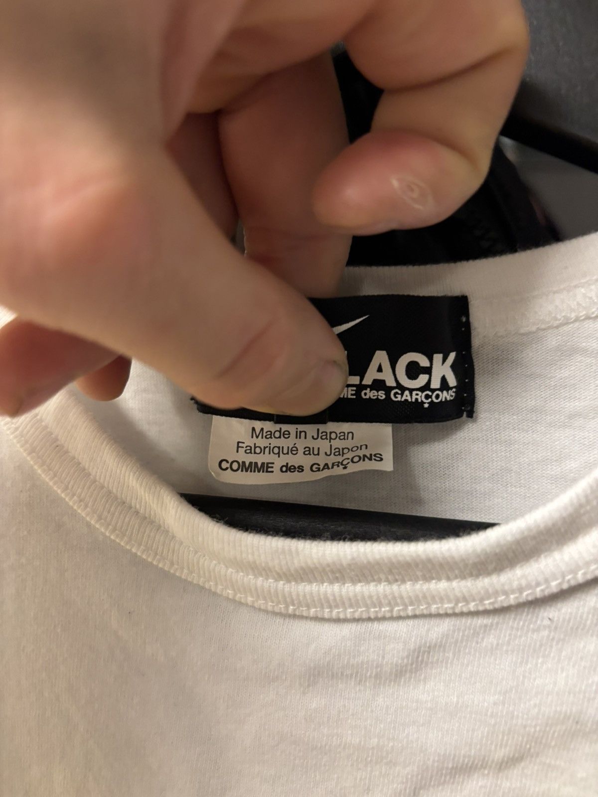 Comme des Garcons Comme des Garcons x Nike T-Shirt in White Size US S / EU 44-46 / 1 - 4 Thumbnail