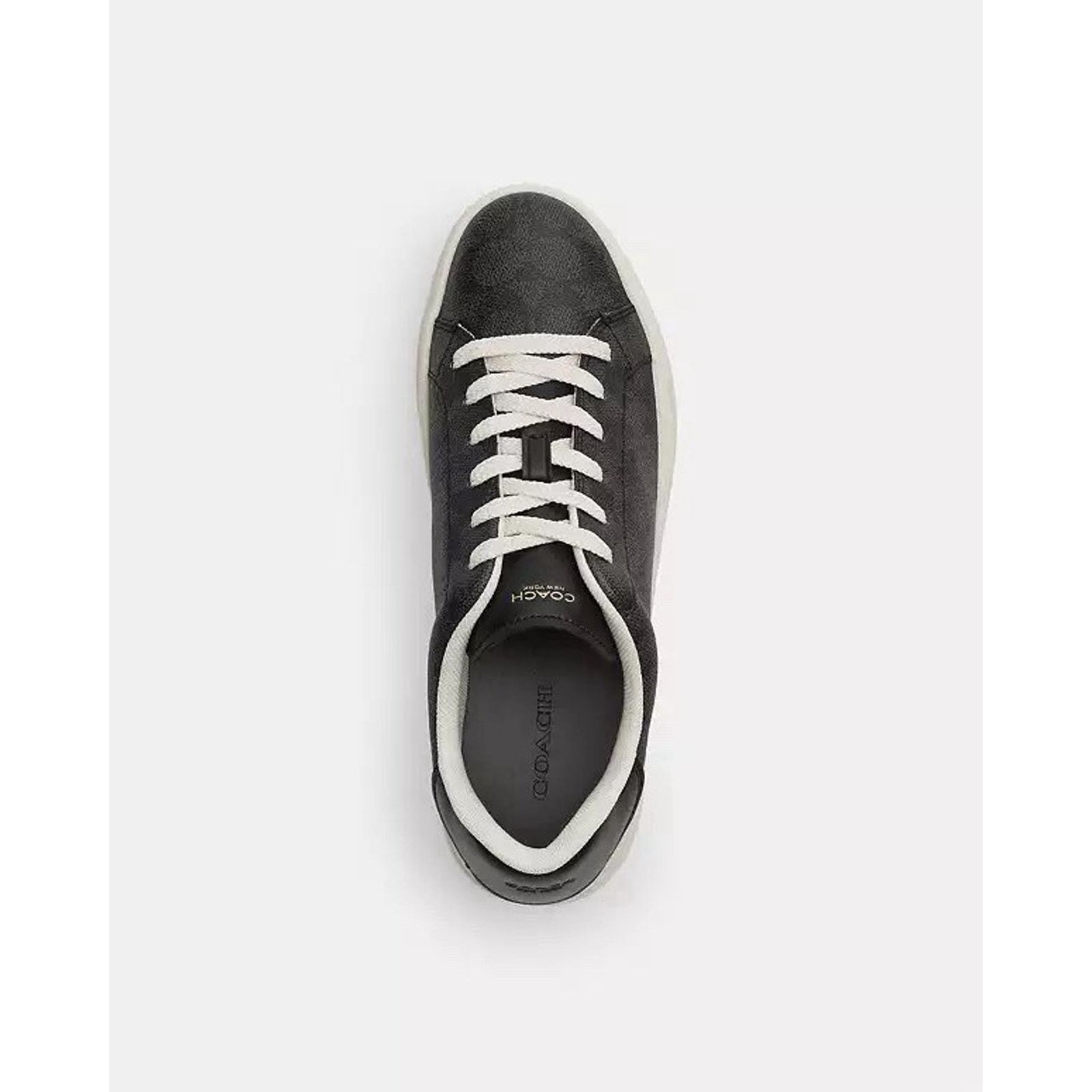 Coach NEW COACH Women's High Line Sneaker Charcoal/Black CW970 us8 Size US 8 / IT 38 - 8 Thumbnail