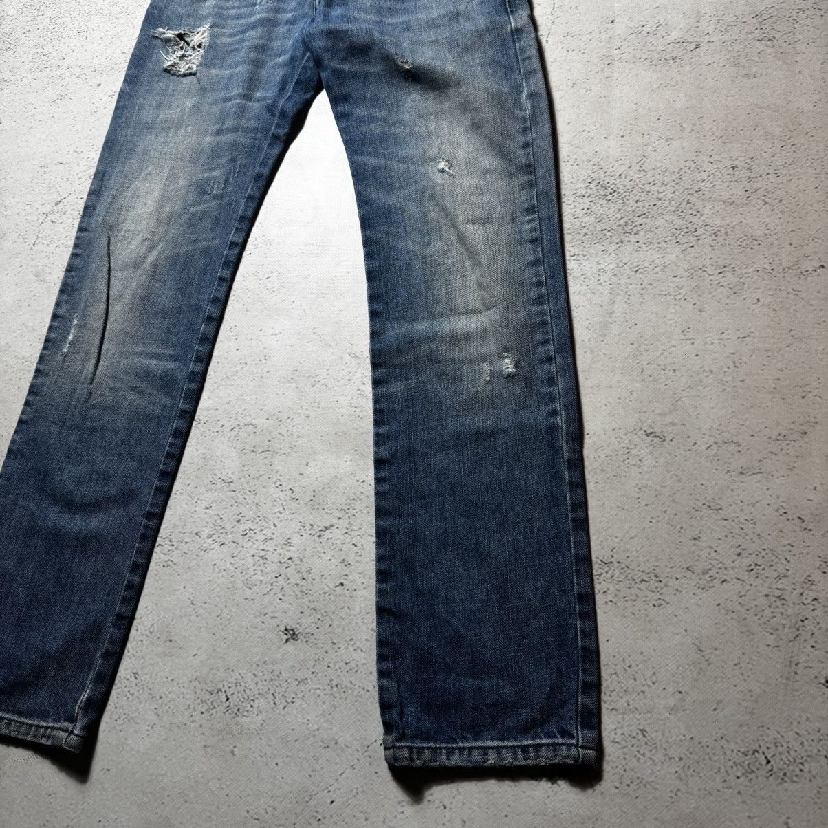 John Galliano vintage y2k destroyed John galliano jeans double waist Size 28" / US 6 / IT 42 - 4 Thumbnail