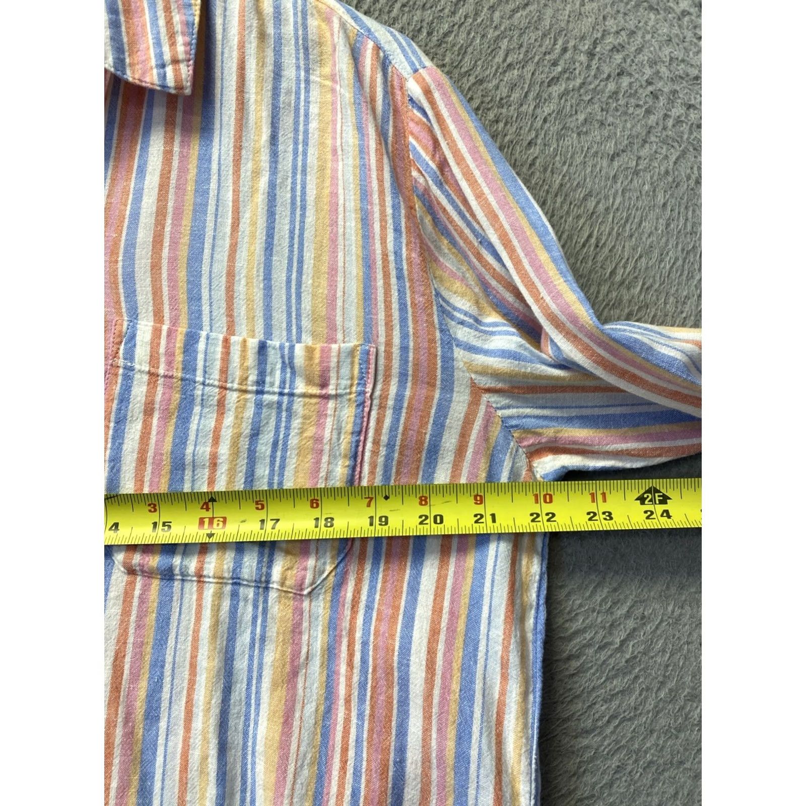 Old Navy Old Navy Button Shirt Women’s M Pink Linen Boyfriend Long Sleeve /0822 Size M / US 6-8 / IT 42-44 - 6 Thumbnail