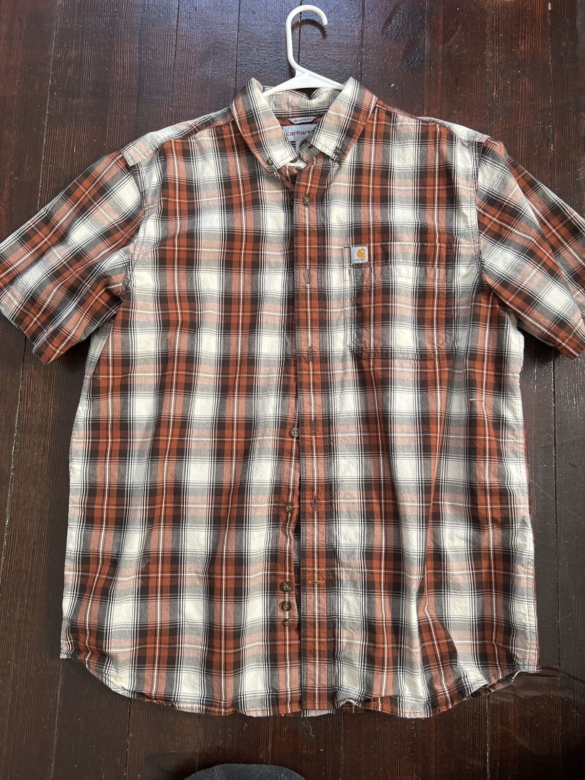 Carhartt Vintage carhartt button up plaid Size US L / EU 52-54 / 3 - 2 Thumbnail