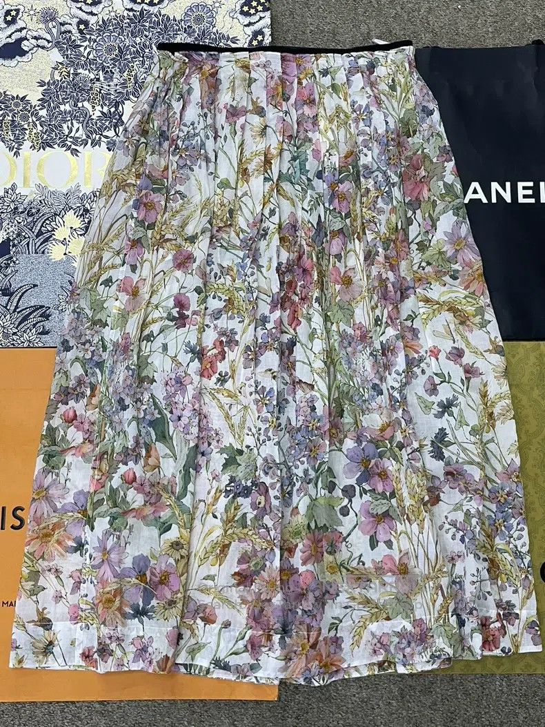 Dior Dior Colourful printed skirt Size 27" / US 4 / IT 40 - 3 Thumbnail