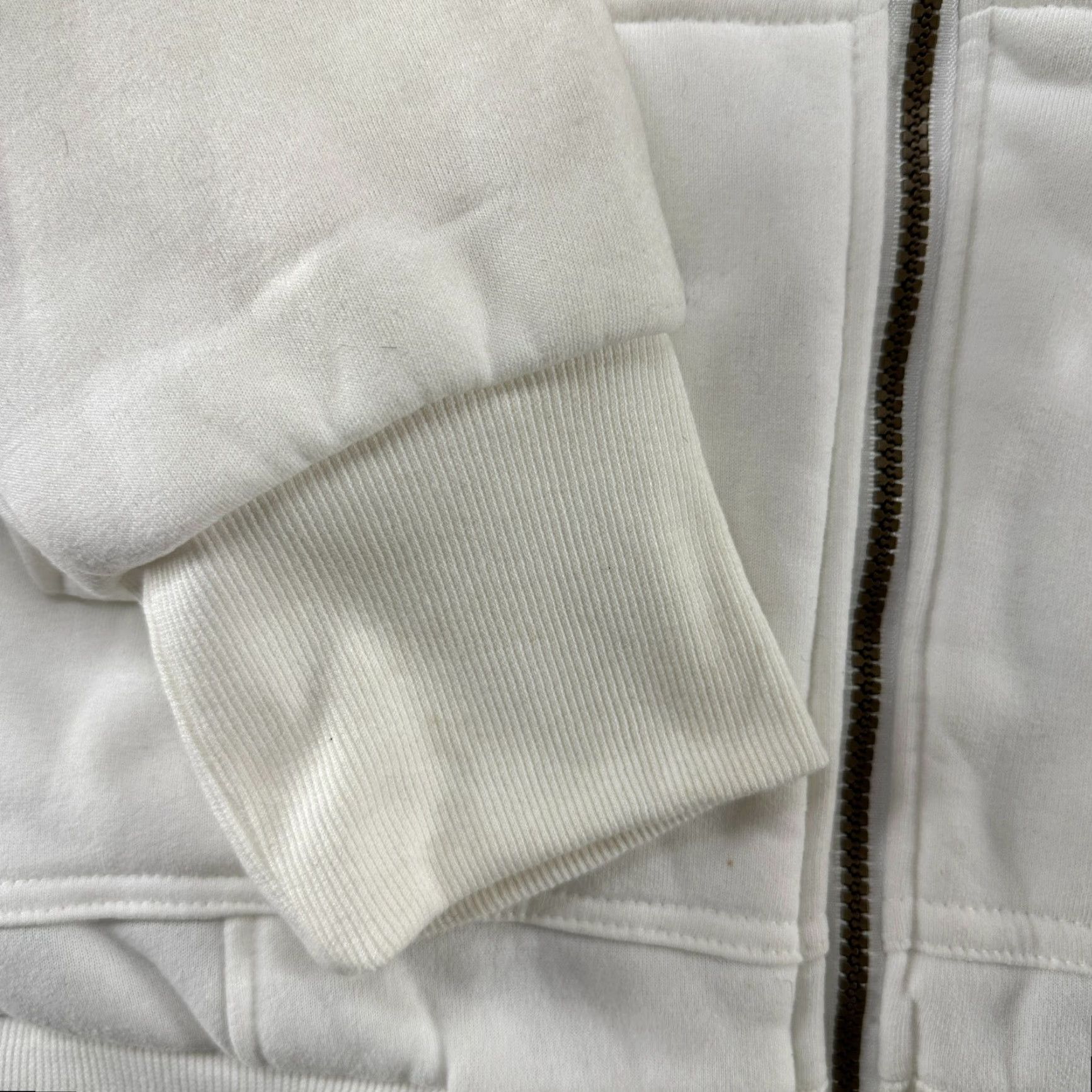 Pinko VINTAGE Pink Soup Jacket Women 1X White Brown Hooded Faux Fur Lined Full Zip 90s Parka Womens Size XL / US 12-14 / IT 48-50 - 5 Thumbnail