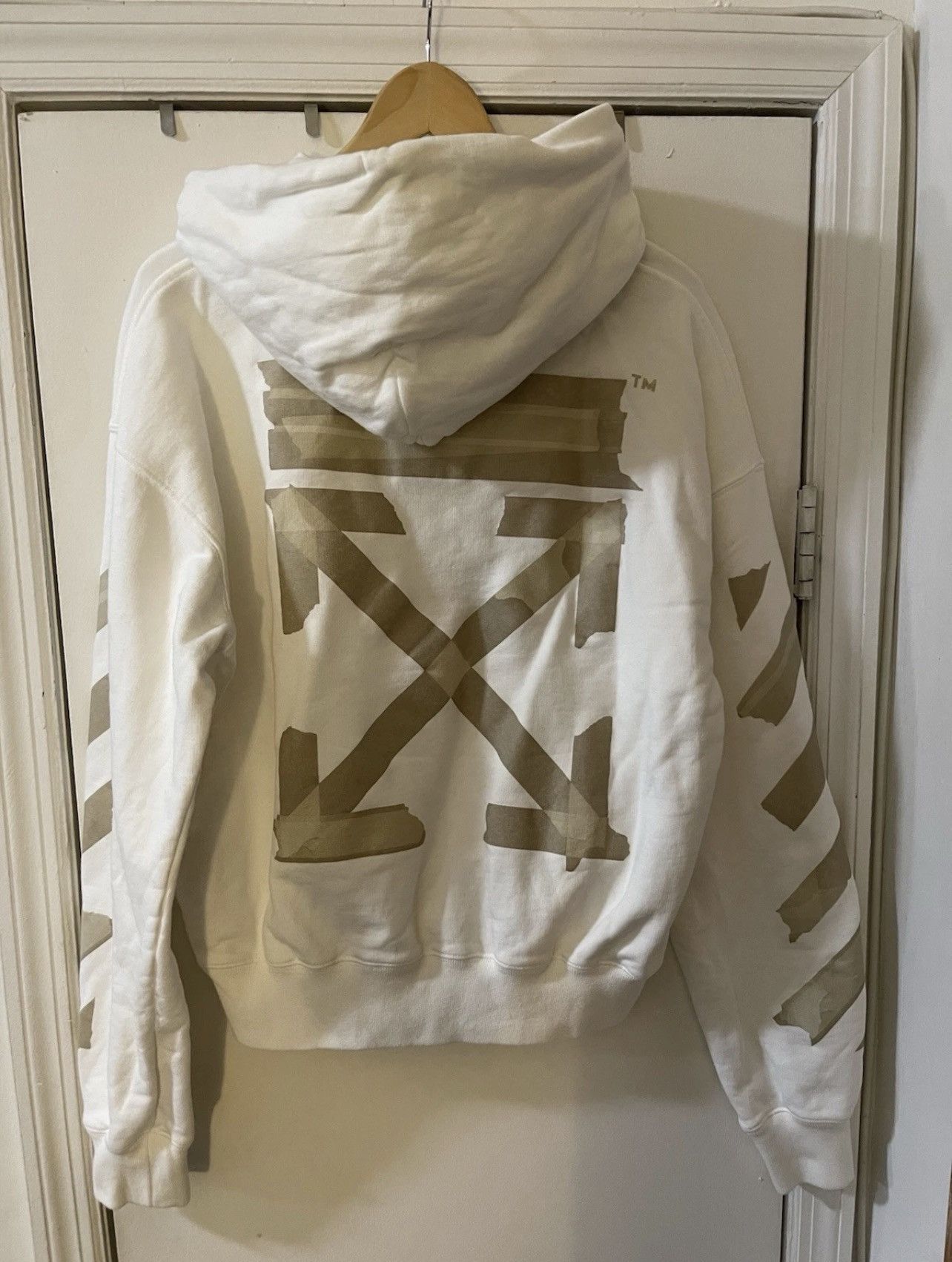 Off-White Off-White Tape Arrows Over Virgil Hoodie Size US S / EU 44-46 / 1 - 3 Thumbnail