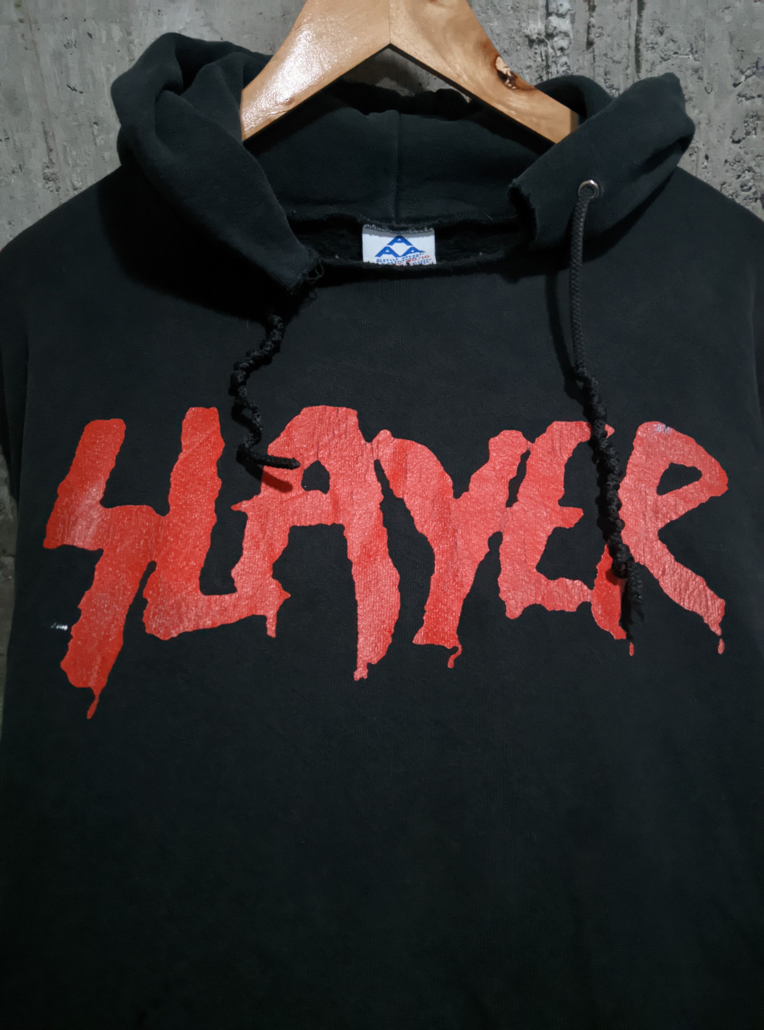 Band Tees Vintage 1999 Slayer thrashmetal distressed faded Size US XL / EU 56 / 4 - 3 Thumbnail