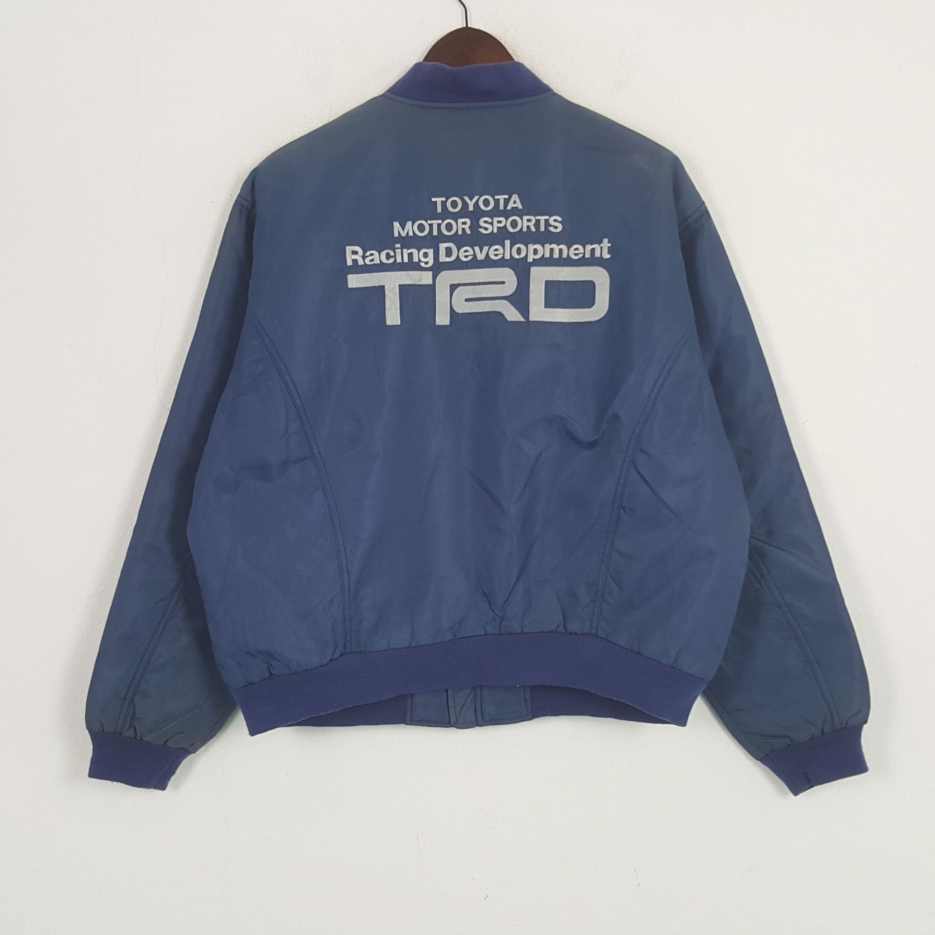 Japanese Brand × Vintage Vintage TRD Toyota Racing Motorsport Windbreaker Jacket Size US L / EU 52-54 / 3 - 1 Thumbnail