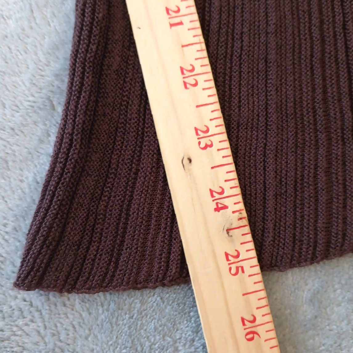 Zara Zara Pants Womens Bootcut Ankle Knit Pull On Brown 28x25 M Regular Inseam 25in 28x25 Sheer Lightweight Size 32" / US 10 / IT 46 - 4 Thumbnail