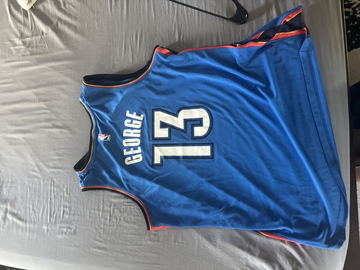 Nike Paul George OKC Jersey Size US XL / EU 56 / 4 - 3 Thumbnail