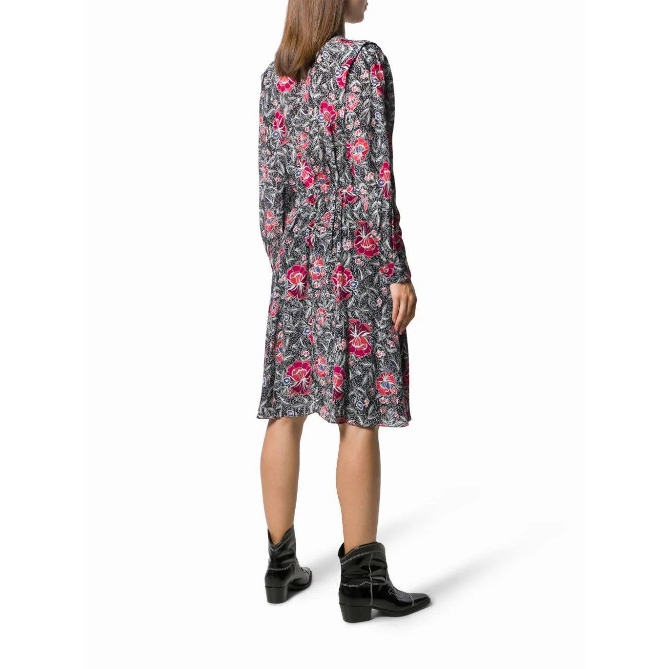 Isabel Marant Isabel Marant Etoile Dress Sz 38/ 6 Yandra Silk Floral Dress Size M / US 6-8 / IT 42-44 - 2 Thumbnail