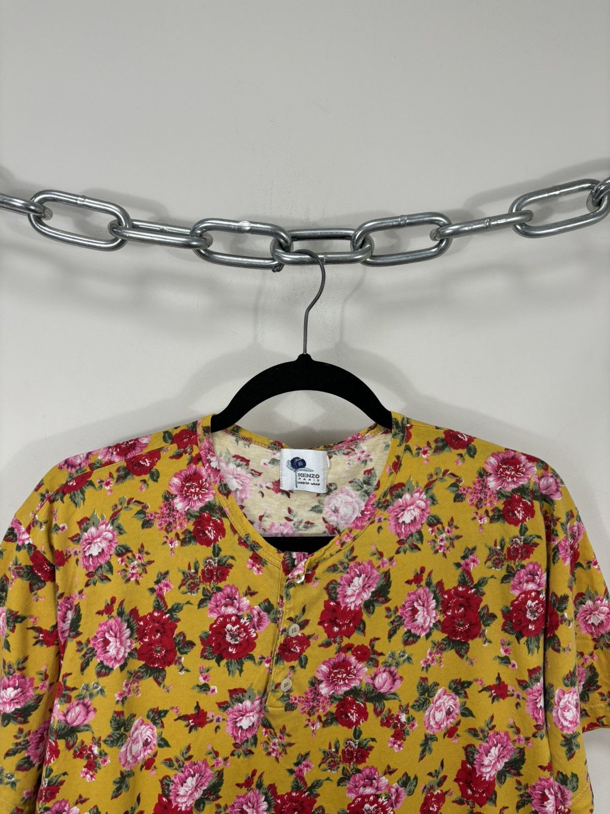Kenzo Vintage Kenzo 90s Women’s Floral Under Wear T-Shirt Tee Size M / US 6-8 / IT 42-44 - 3 Thumbnail