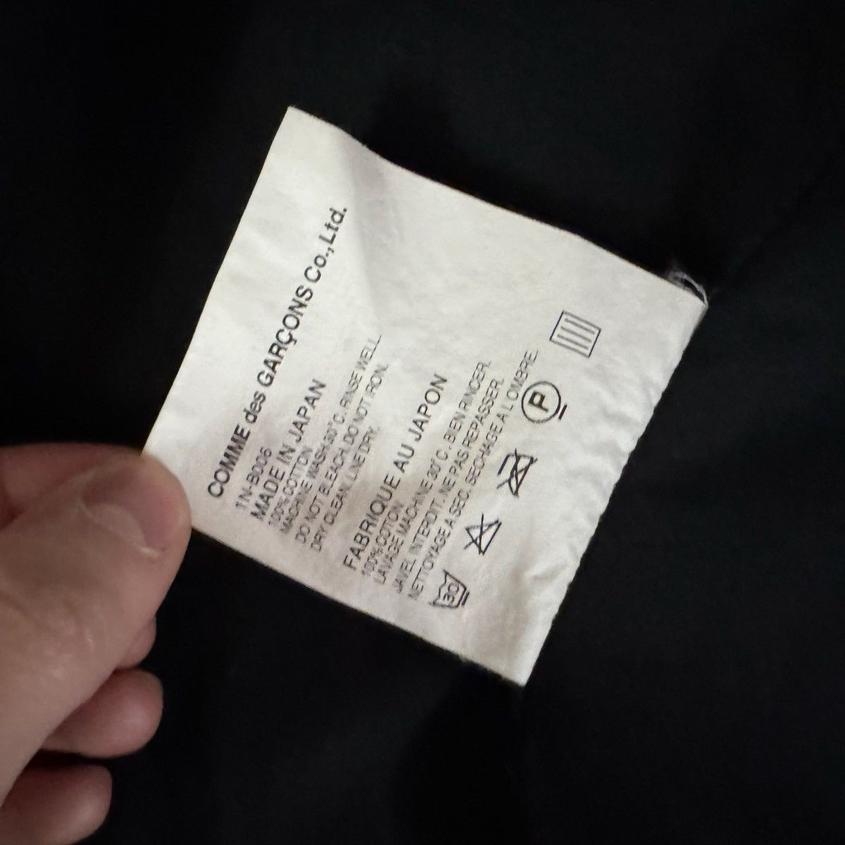 Comme des Garcons Black Comme des Garçons Black 2014 Shirt Size US S / EU 44-46 / 1 - 7 Thumbnail