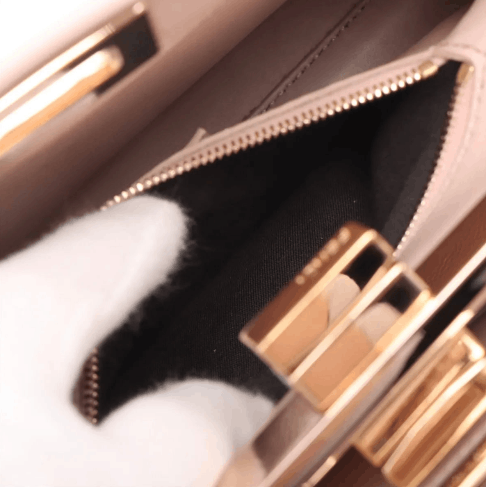 Fendi Mini Peekaboo Leather Studs Two-Way Handbag Size ONE SIZE - 11 Thumbnail