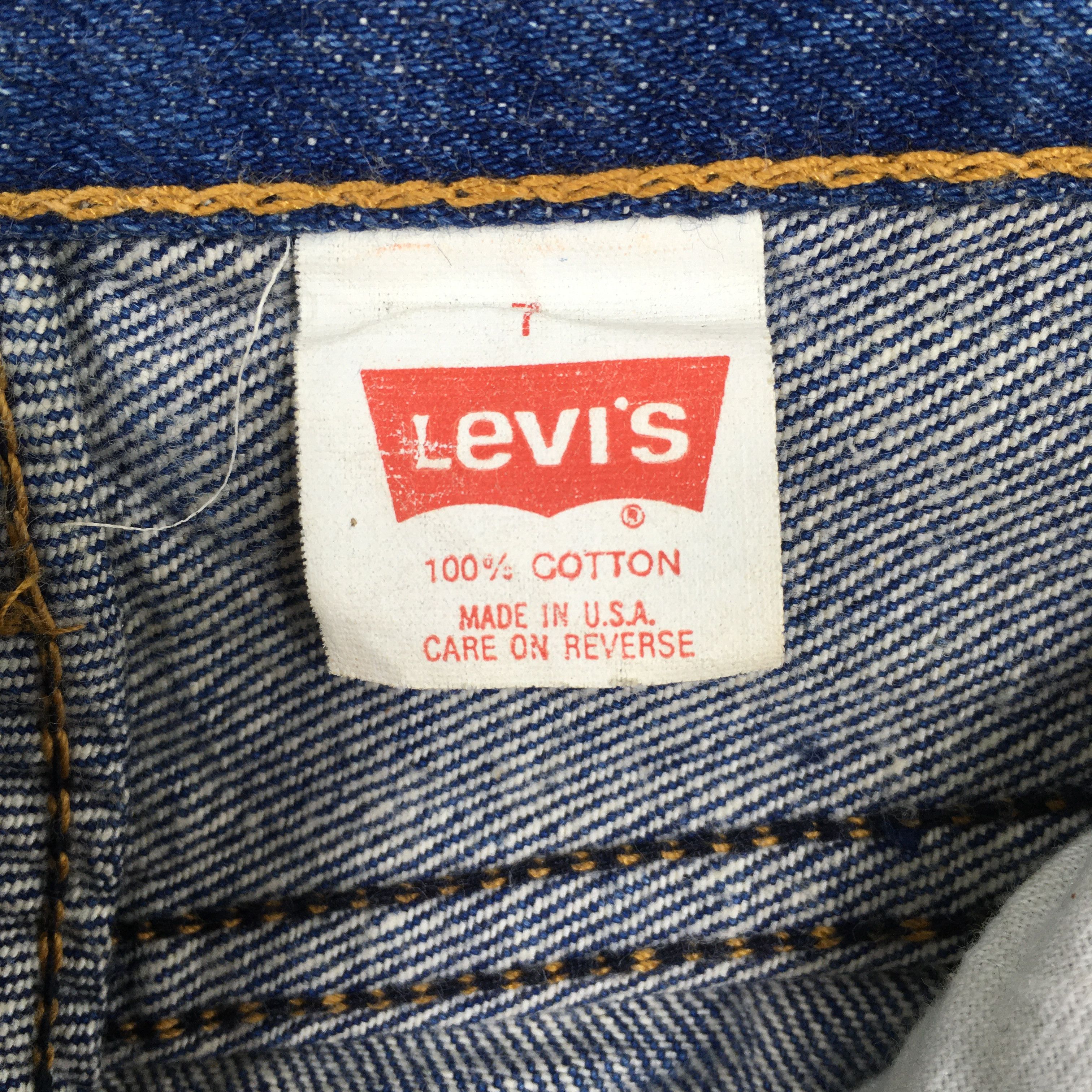 Levi's Size 23x31 Vintage 90s Levi's 501 Faded Blue Jeans S334 Size 23" - 8 Thumbnail