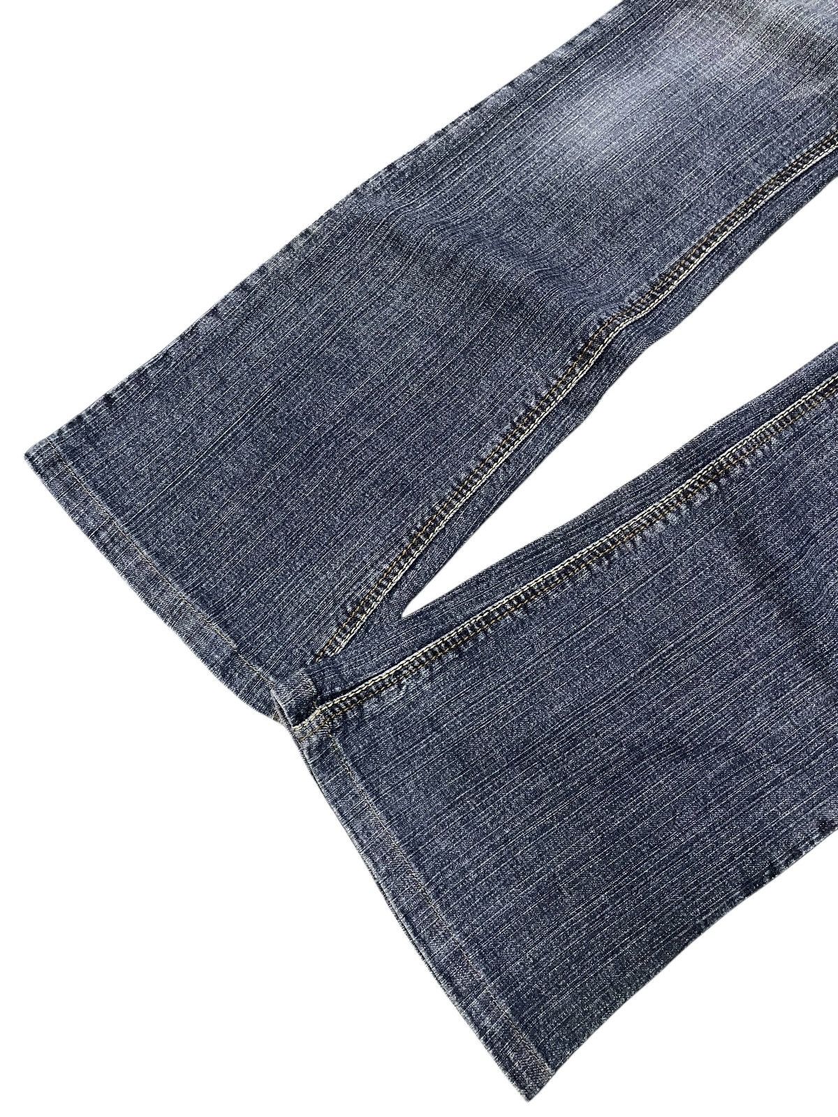 Japanese Brand × Tornado Mart Tornado Mart Style Tribal Leather Trimmed Flare Jeans Size US 26 / EU 42 - 6 Thumbnail