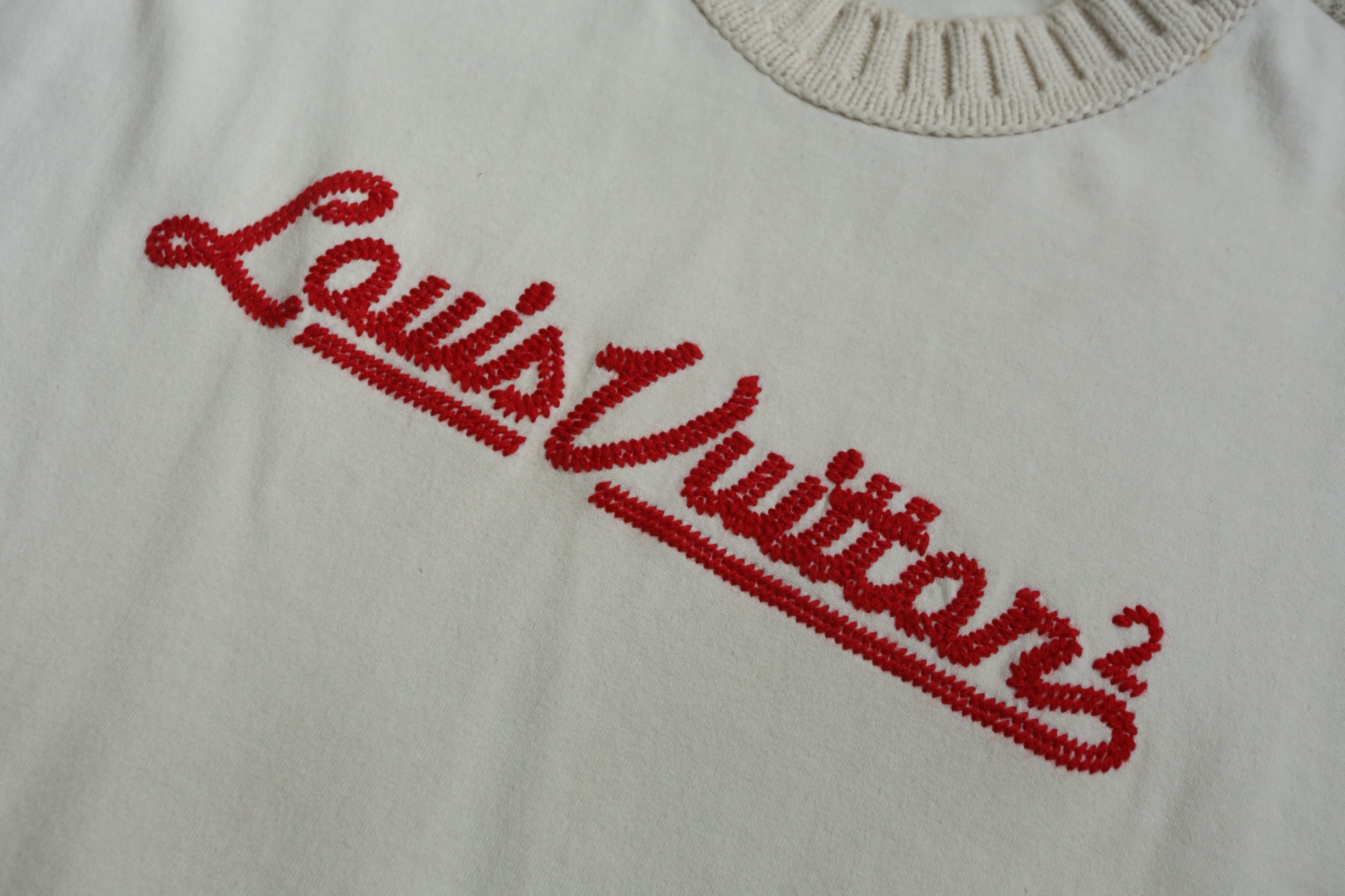 Louis Vuitton × Nigo Louis Vuitton - Nigo - S/S 22 - Embroidered Mock Neck Tee Size US L / EU 52-54 / 3 - 3 Thumbnail