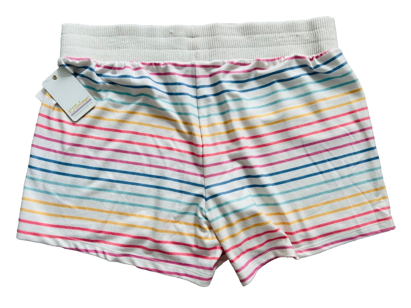 Other PJ Salvage Button Up Striped Babe Sleep Shorts ( XL ) Size 24" / US 00 / IT 34 - 3 Thumbnail