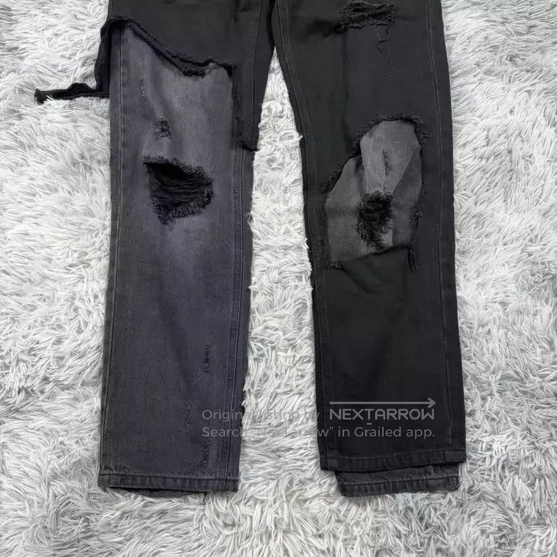 Raf Simons Raf Simons 19AW double-layer destruction cowboy pants Size US 30 / EU 46 - 2 Thumbnail