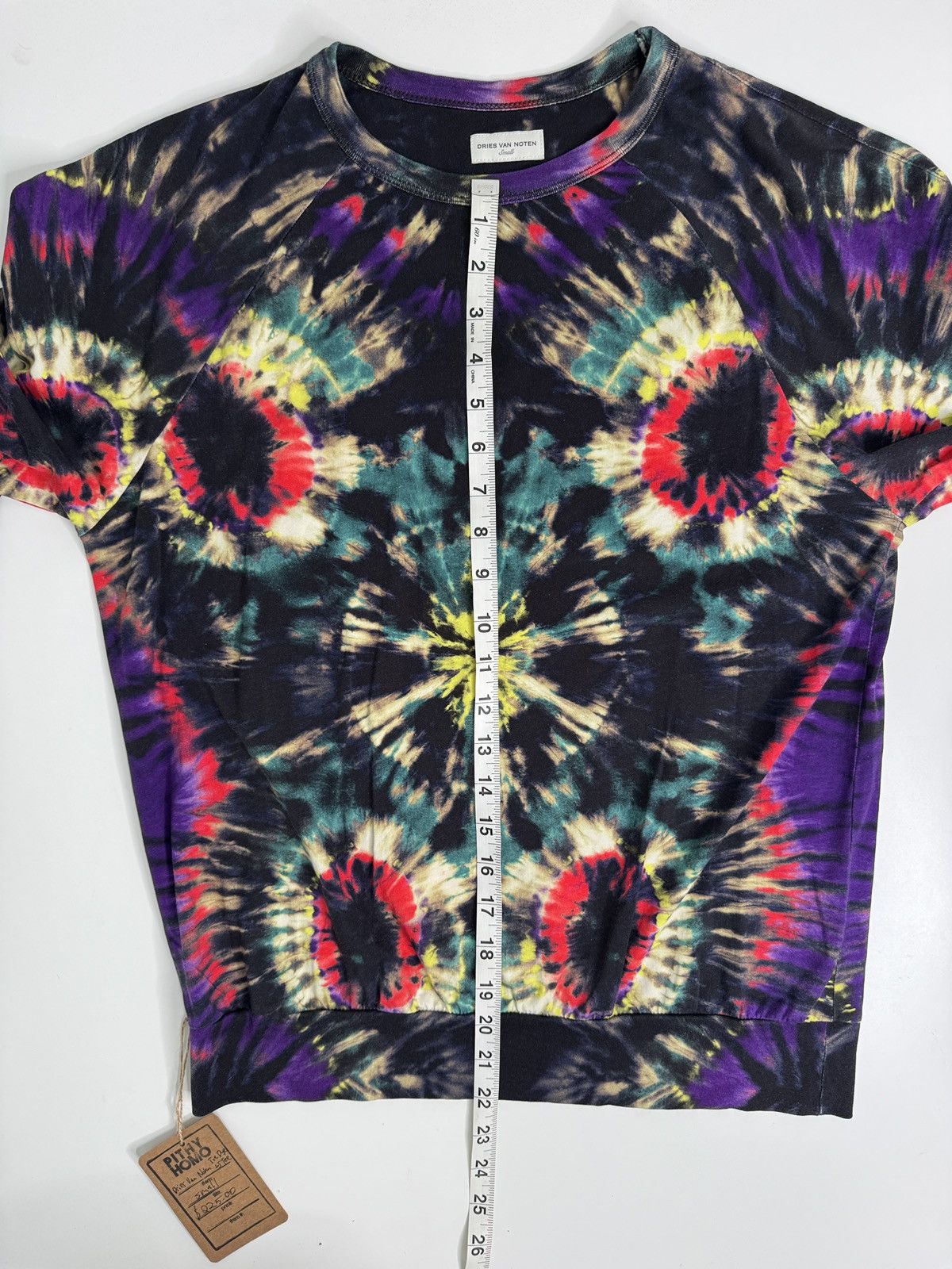 Dries Van Noten Dries Van Noten Tie-Dyed Longsleeve T-Shirt Size US S / EU 44-46 / 1 - 6 Thumbnail