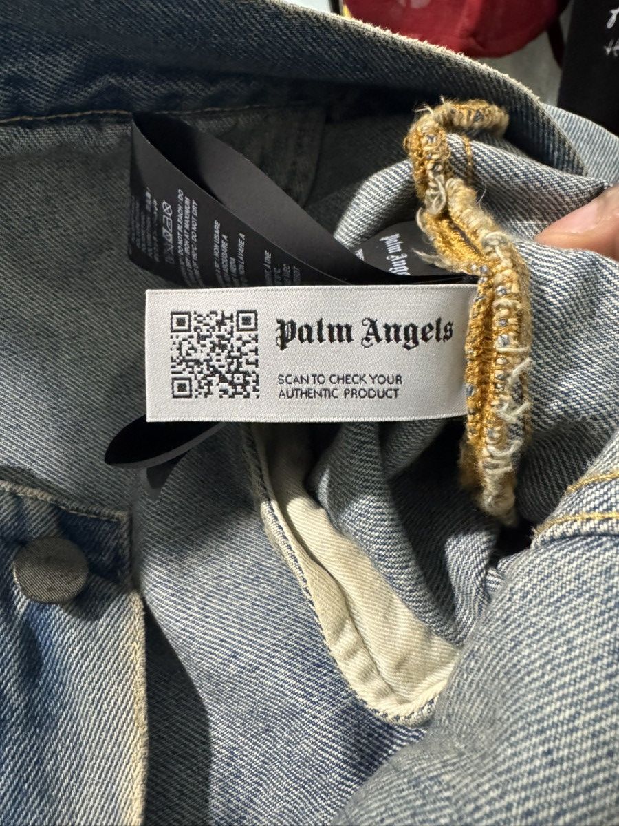 Palm Angels Palm Angels Logo Patch Denim Jacket Size US M / EU 48-50 / 2 - 7 Thumbnail