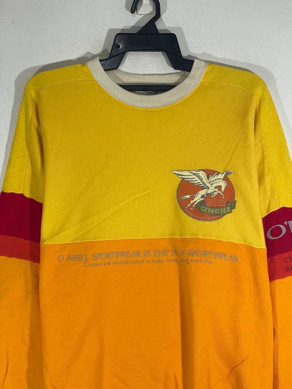 O'Neill Vintage 90s oneil surfing brand surfer pegasus sweatshirt L Size US L / EU 52-54 / 3 - 4 Thumbnail